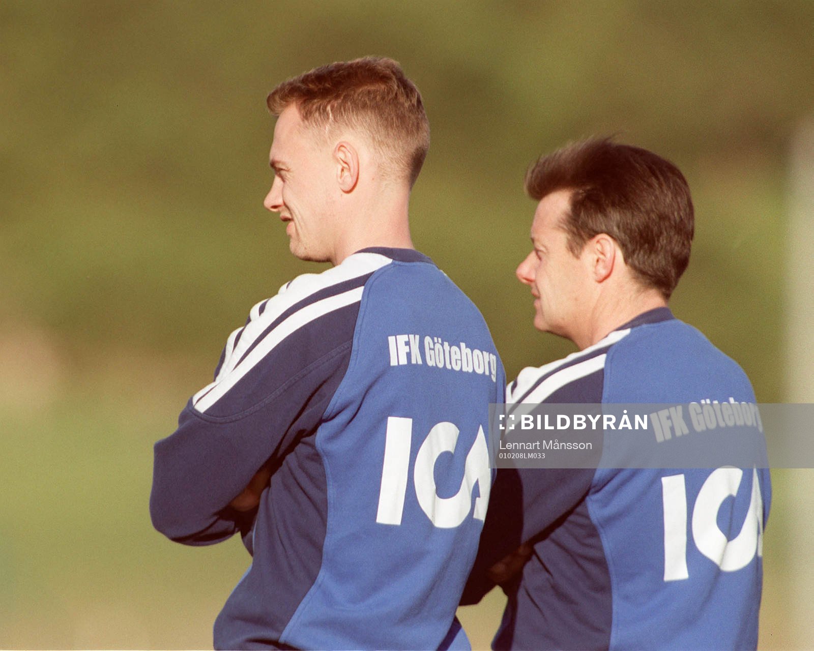 Jonas Olsson och Stefan Lundin, tränare Göteborg