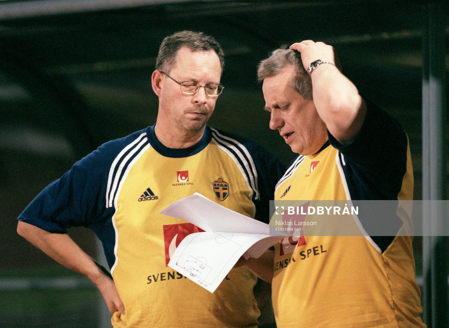 Lars Lagerbäck och Tommy Söderberg, Sverige.
