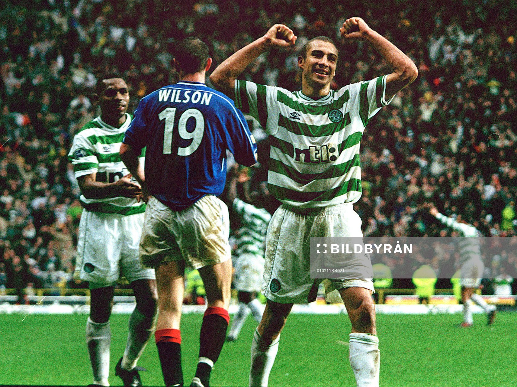 Henrik Larsson, Celtic jublar. (Jubel)