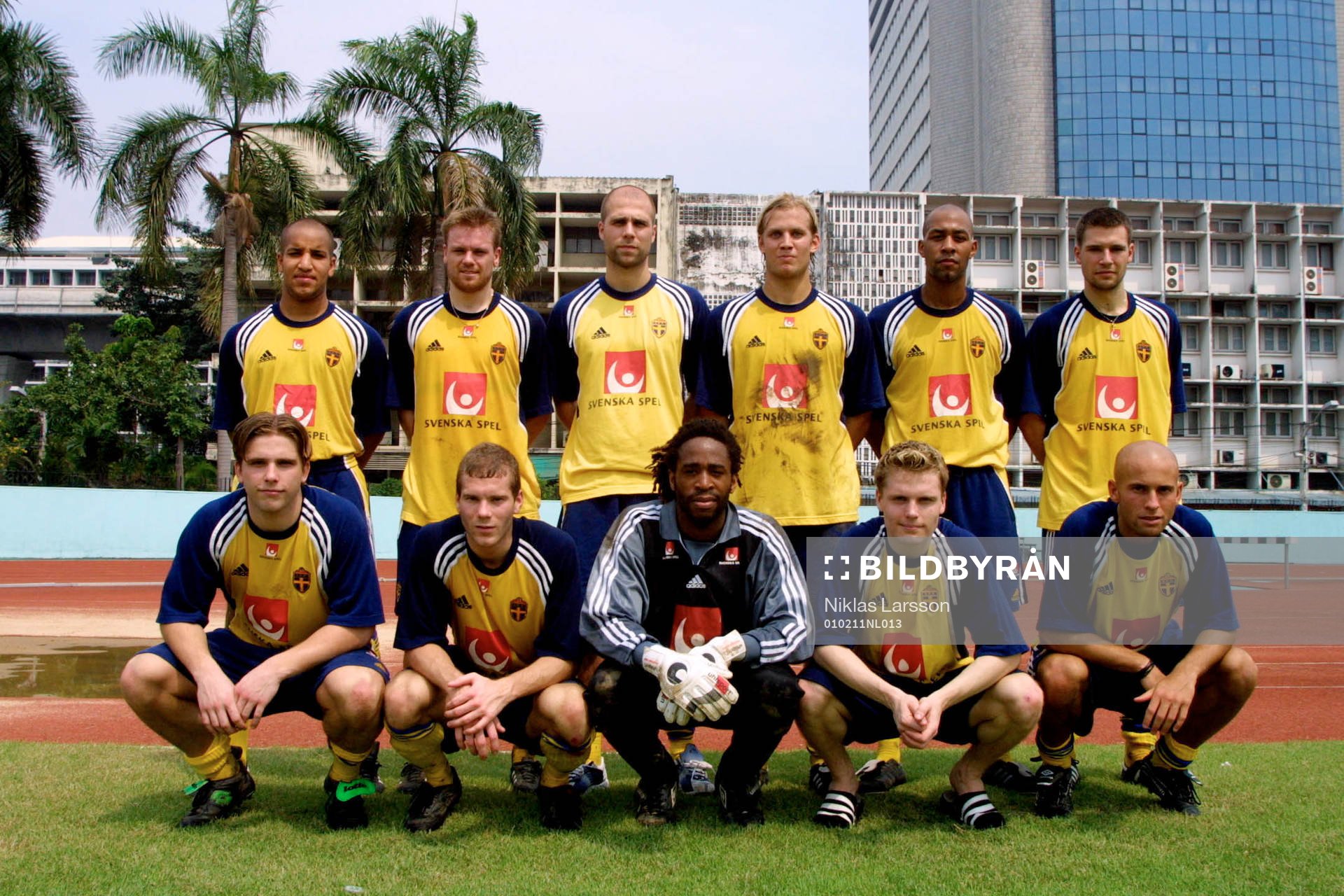 Lagbild Bakre raden fr.v. Kleber Saarenpää, Magnus