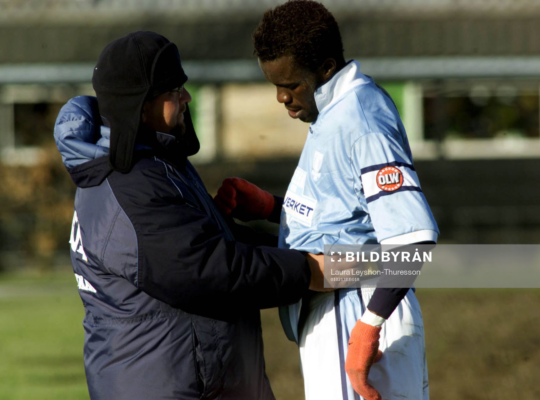 Fotboll Träningsmatch, Farum - Malmö. Peter Ijeh, Malmö.