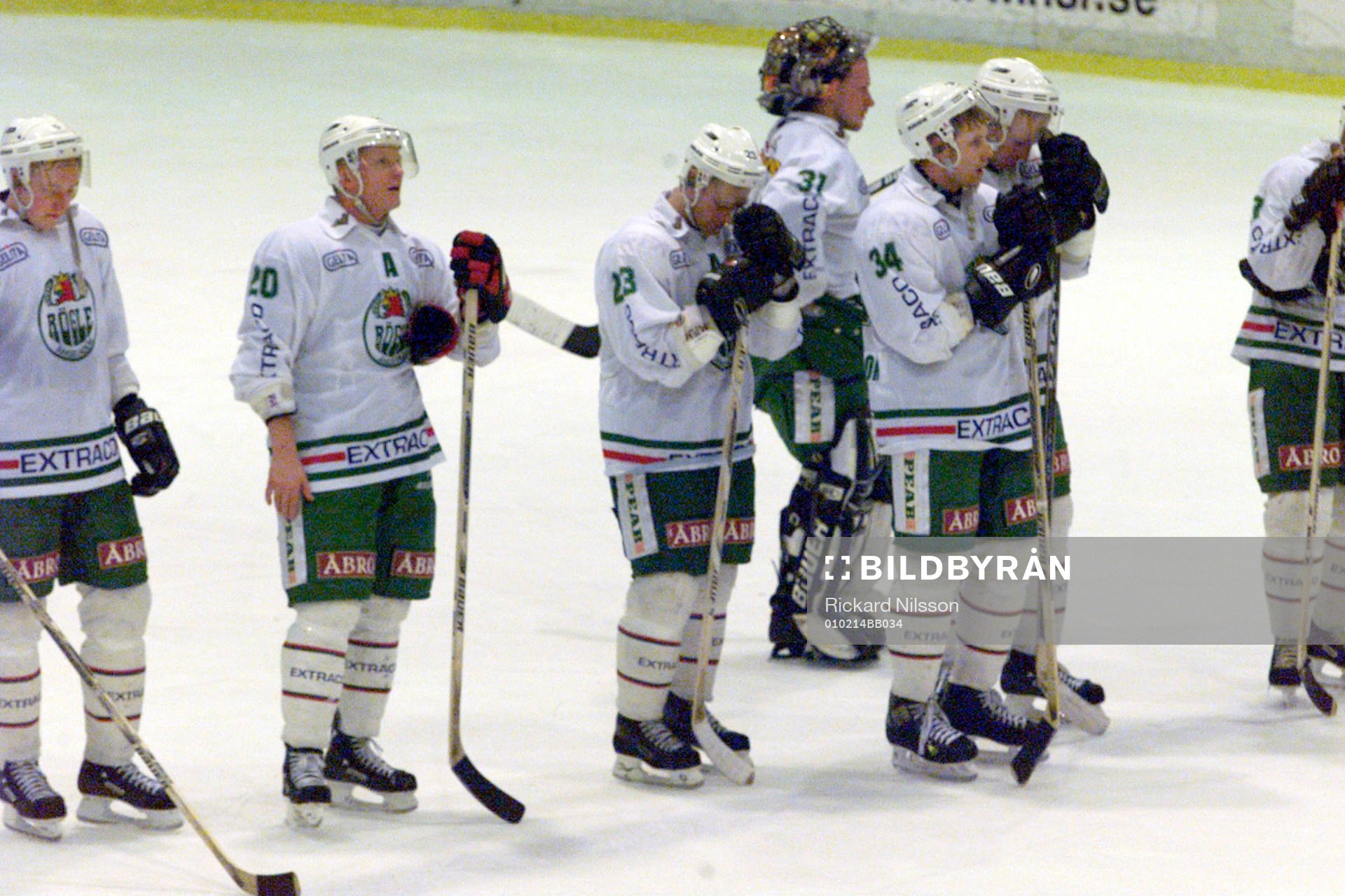 Pierre Jonsson, Patrik Aronsson, David Halvardsson Rögle