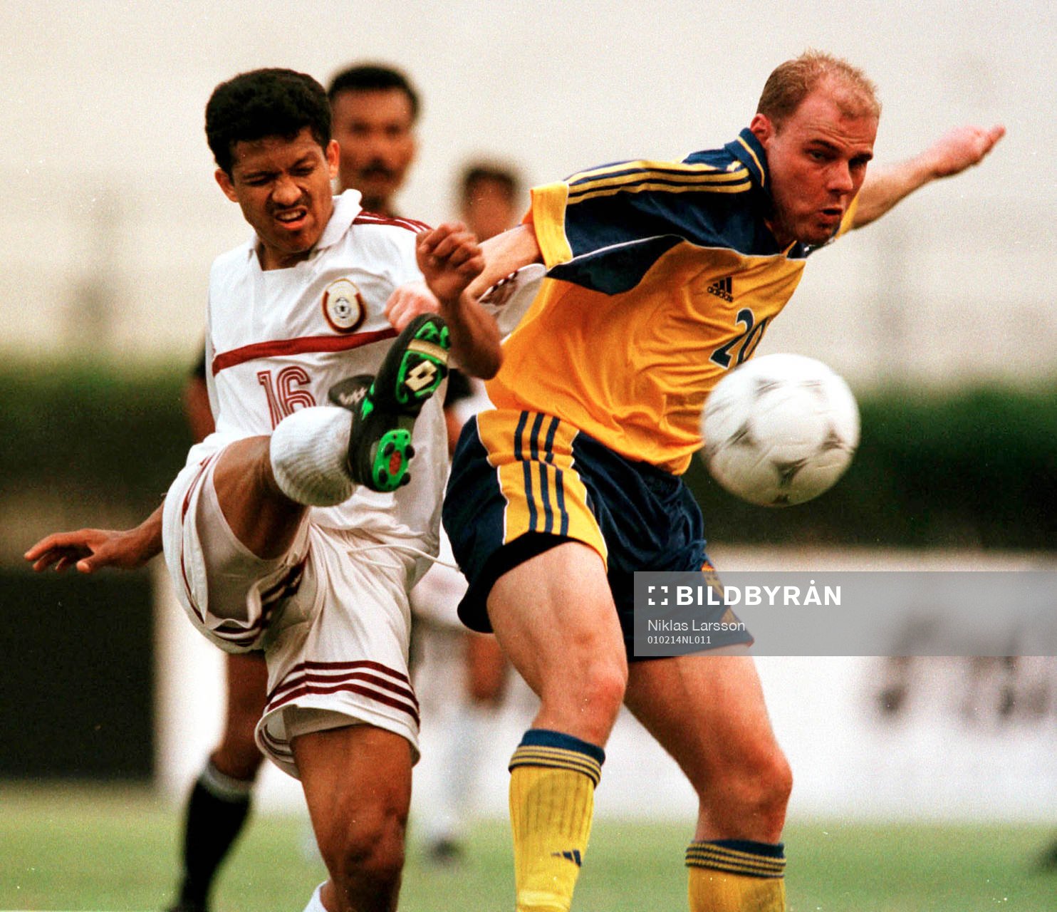 Magnus Svensson, Sverige och Mohd Golam, Qatar