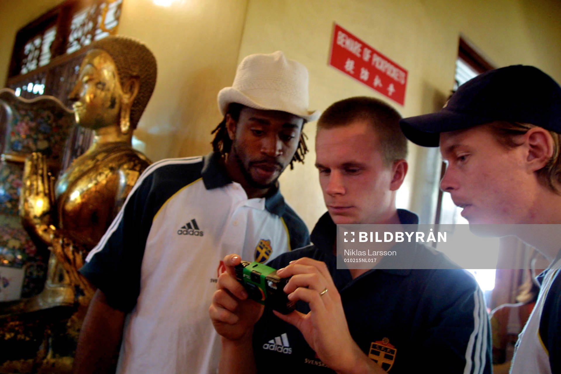 Eddie Gustafsson, Tobias Linderoth och Fredrik Berglund