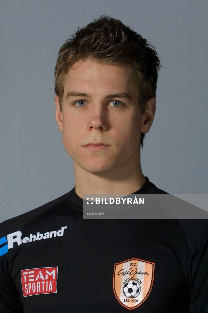 Fotboll, Superettan, porträtt, Café Opera, Daniel