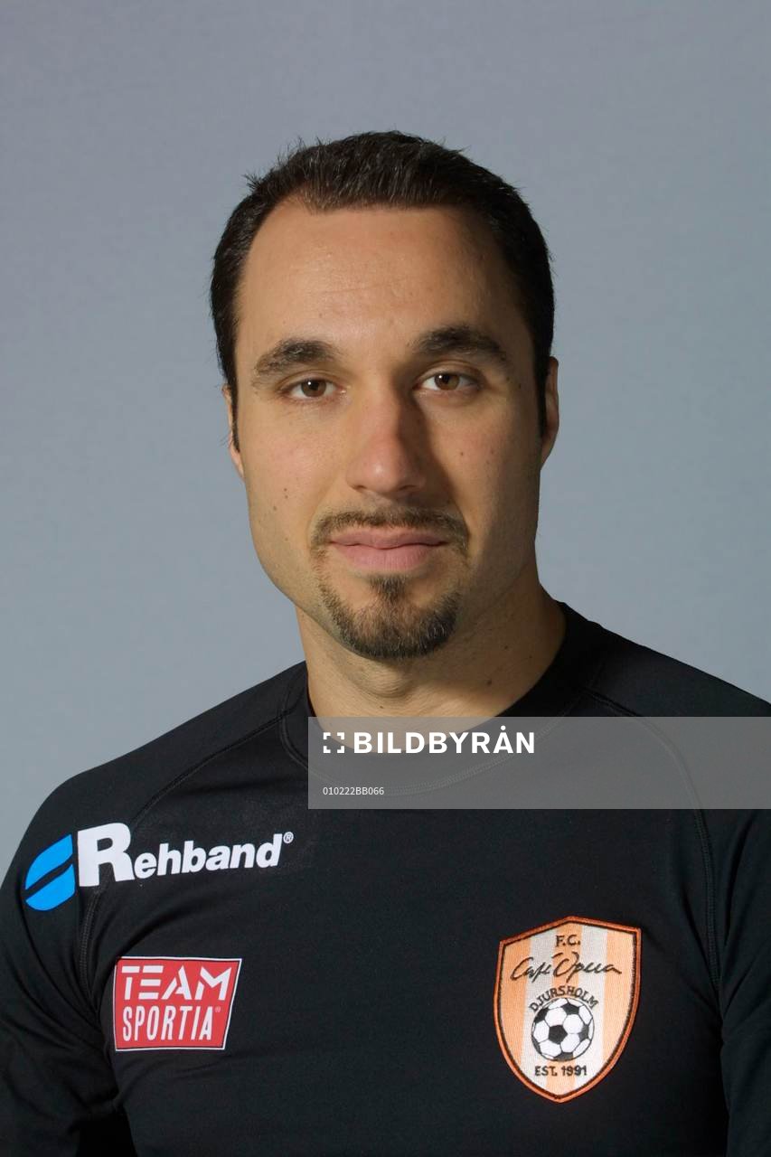 Fotboll, Superettan, porträtt, Café Opera, Zoran Stojcevski
