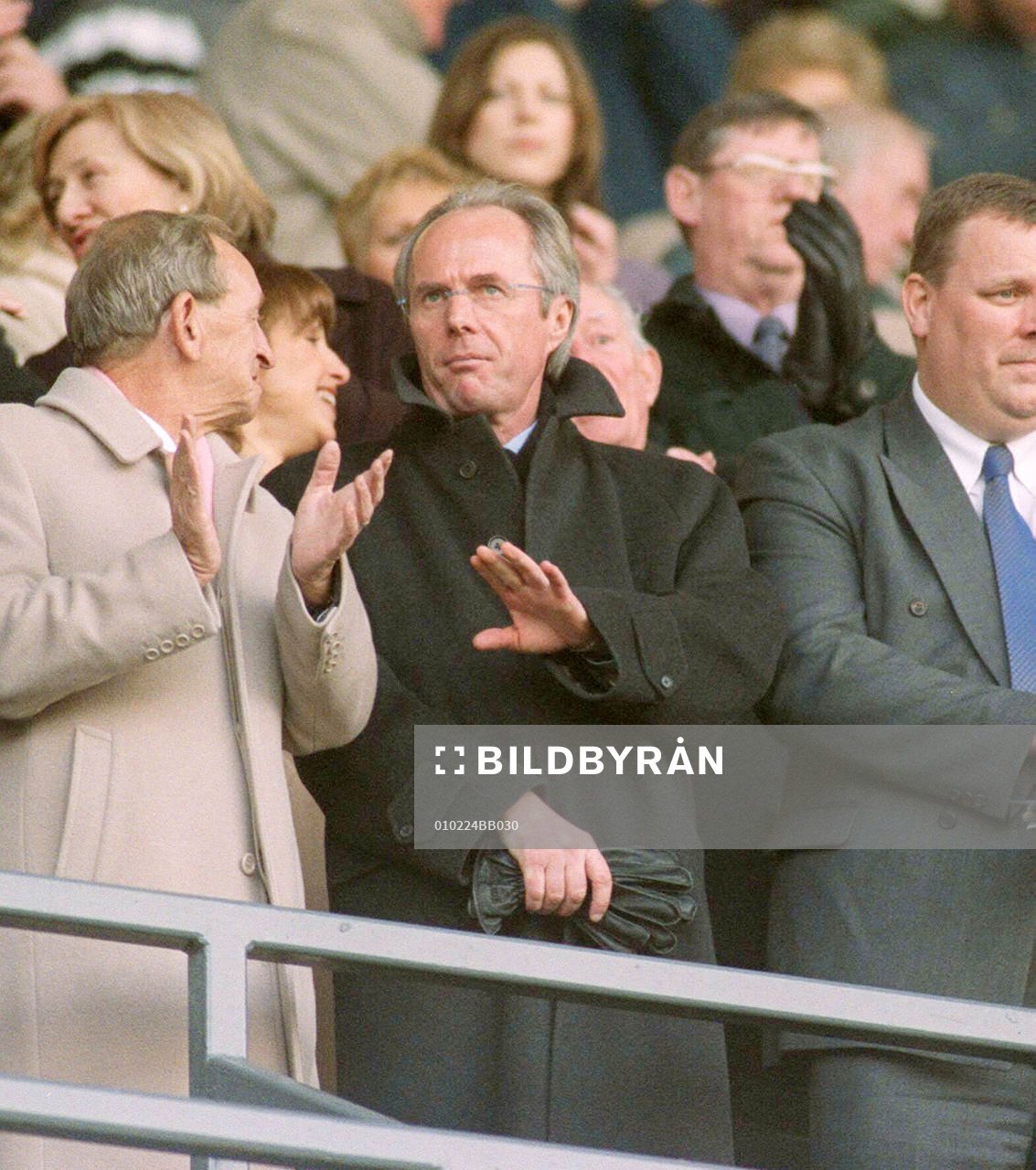 Tord Grip och Sven-Göran Eriksson, förbundskapten England