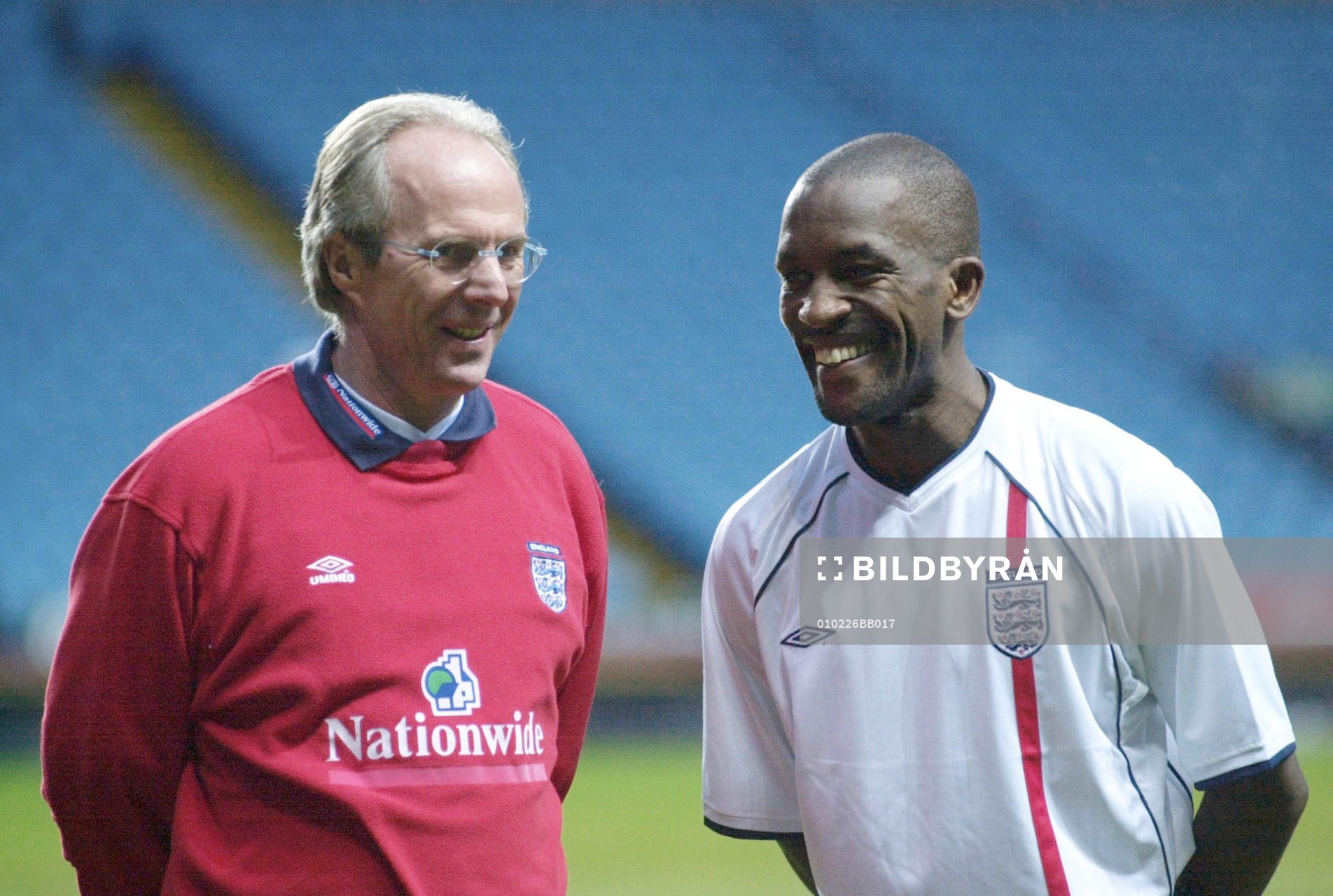 Sven-Göran Eriksson, förbundskapten England och Chris