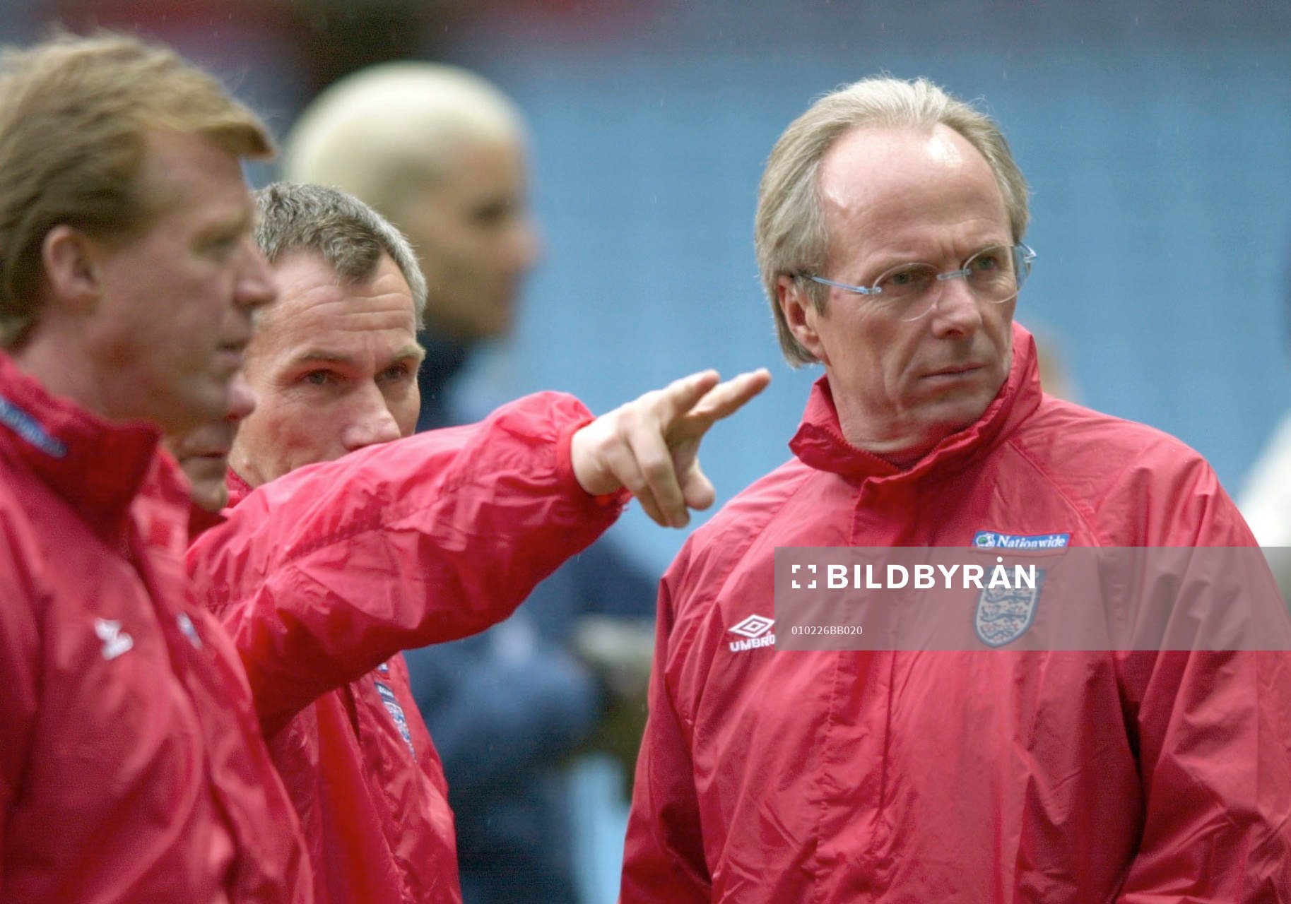 Steve McClaren, Peter Taylor och Sven-Göran Eriksson,