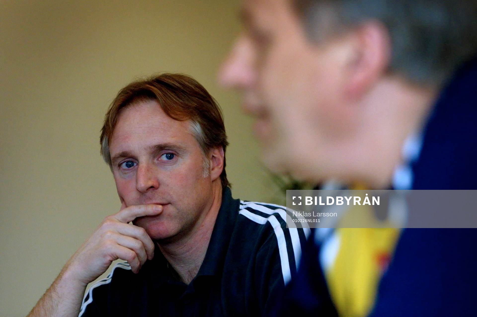 Mats Olsson, presschef och Tommy Söderberg,