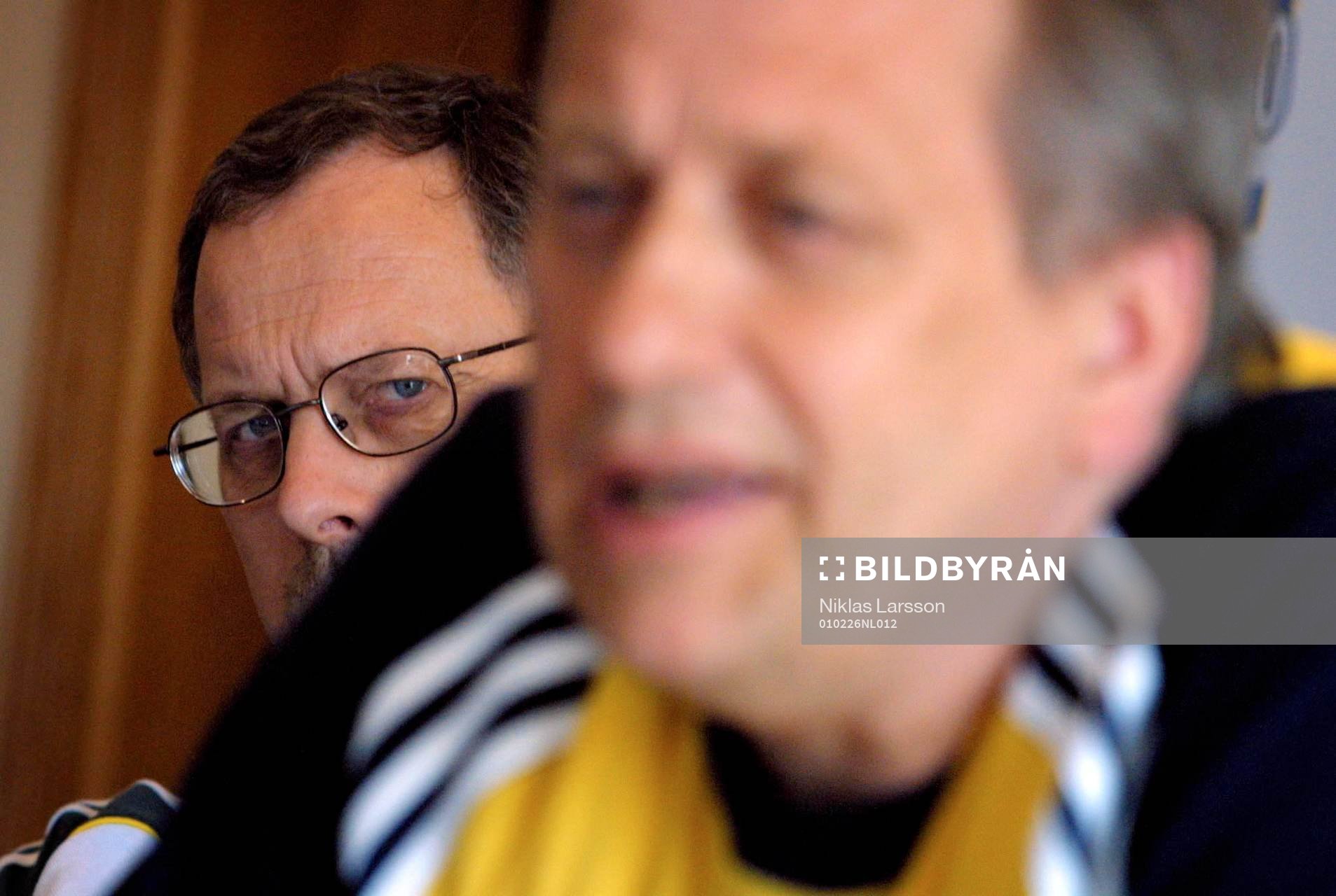 Lars Lagerbäck och Tommy Söderberg, förbundskaptener