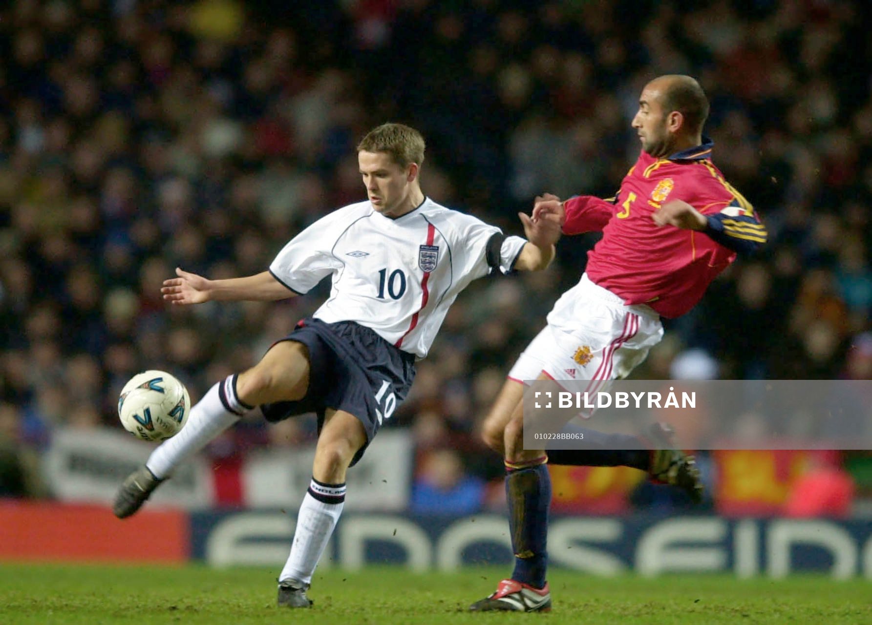 Michael Owen, England och Aberlardo Fernandez, Spanien