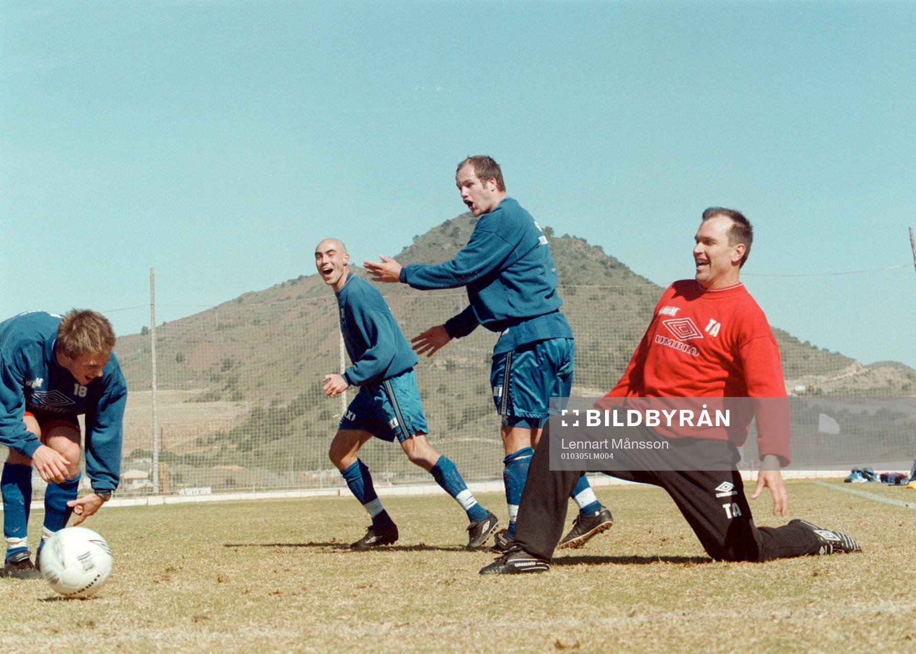 Patrik Kieback, Jonas Wallerstedt och Tor Arne Fredheim,