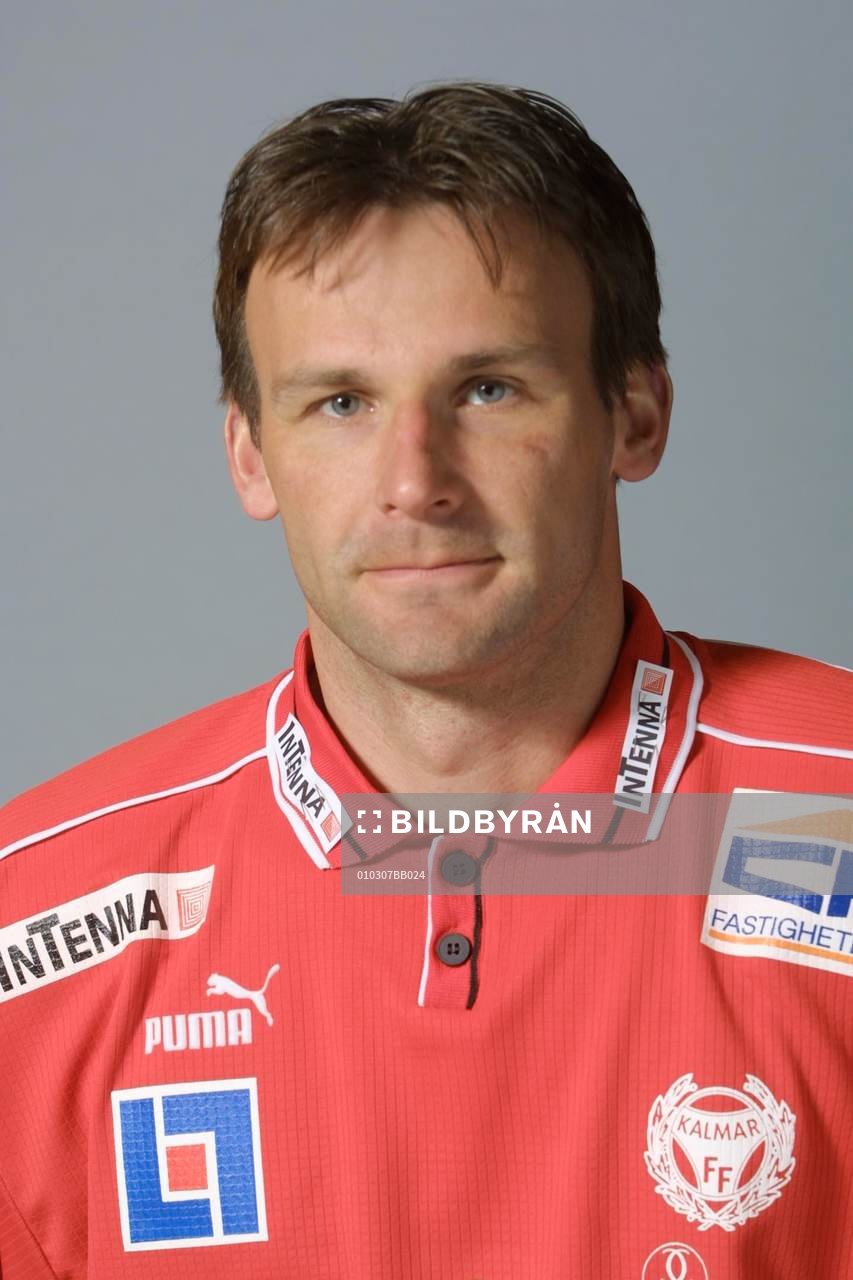 Fotboll, Superettan, porträtt, Kalmar, Fredrik Gärdeman