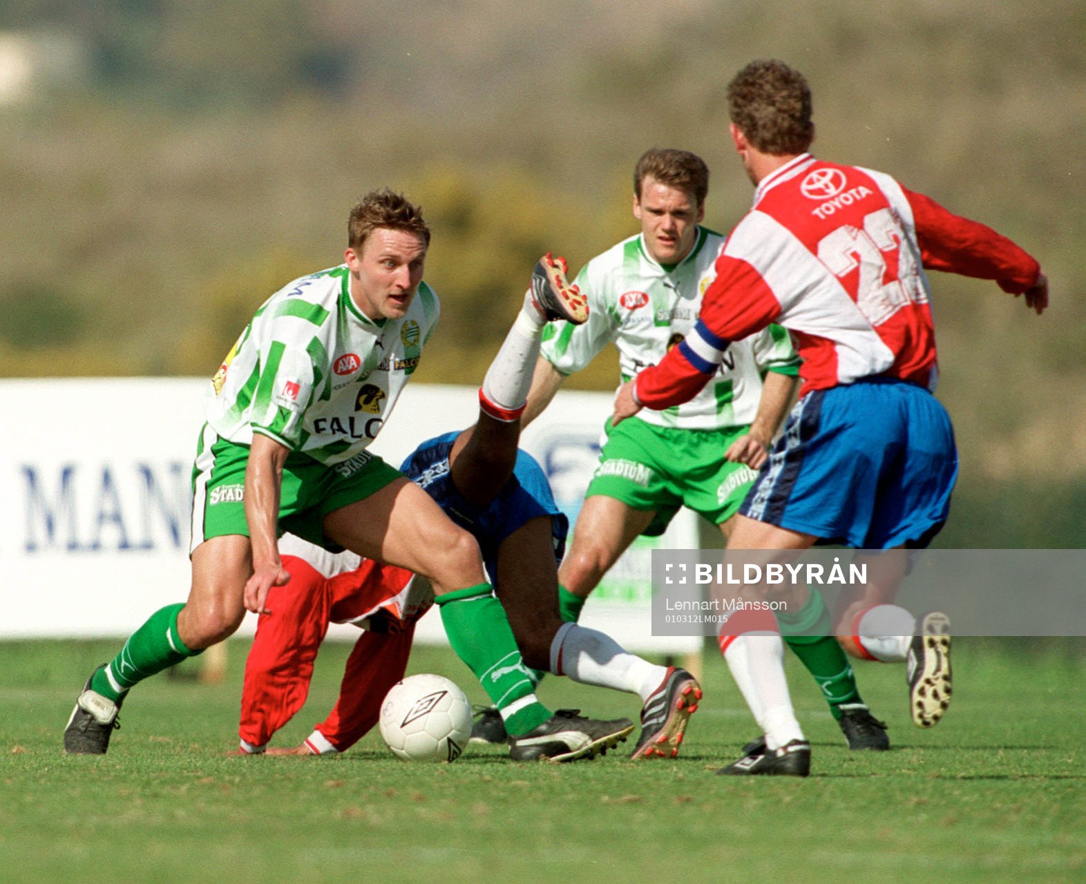 Johan Stark och Mikael Hellström får en norrman på fall