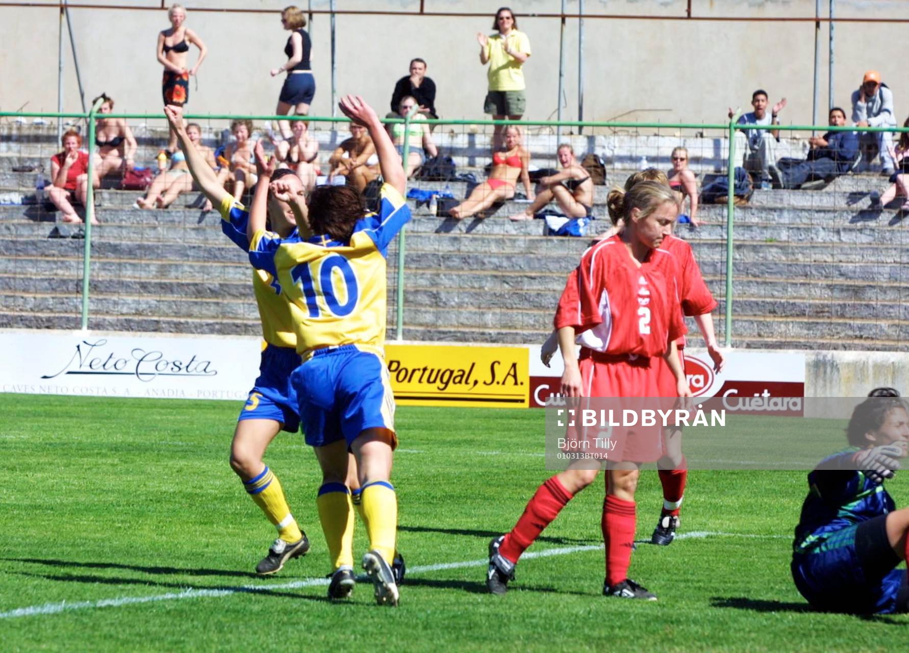 Hanna Ljungberg, Sverige jublar. (Jubel)