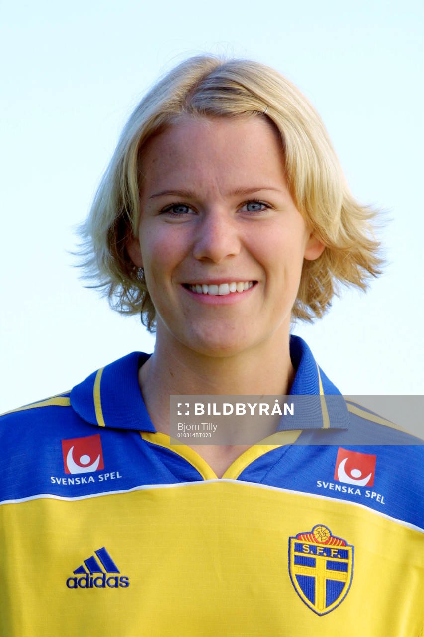 Fotboll, dam,  Anna Sjöström, Sverige