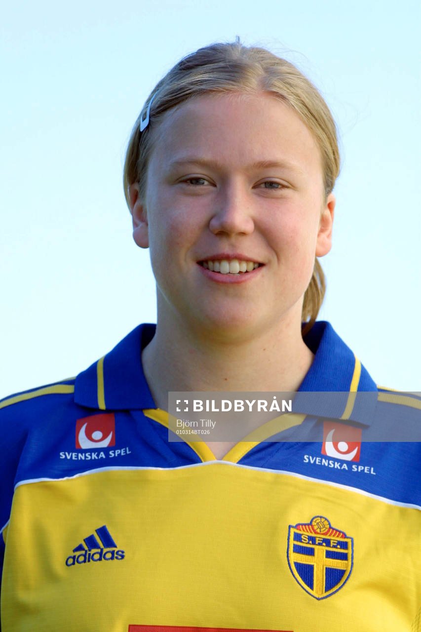 Fotboll, dam,  Sara Larsson, Sverige