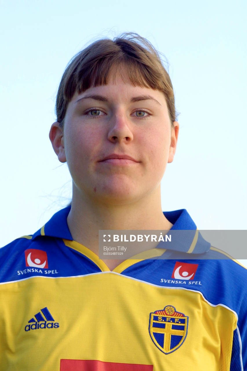 Fotboll, dam,  Marit Björstedt, Sverige