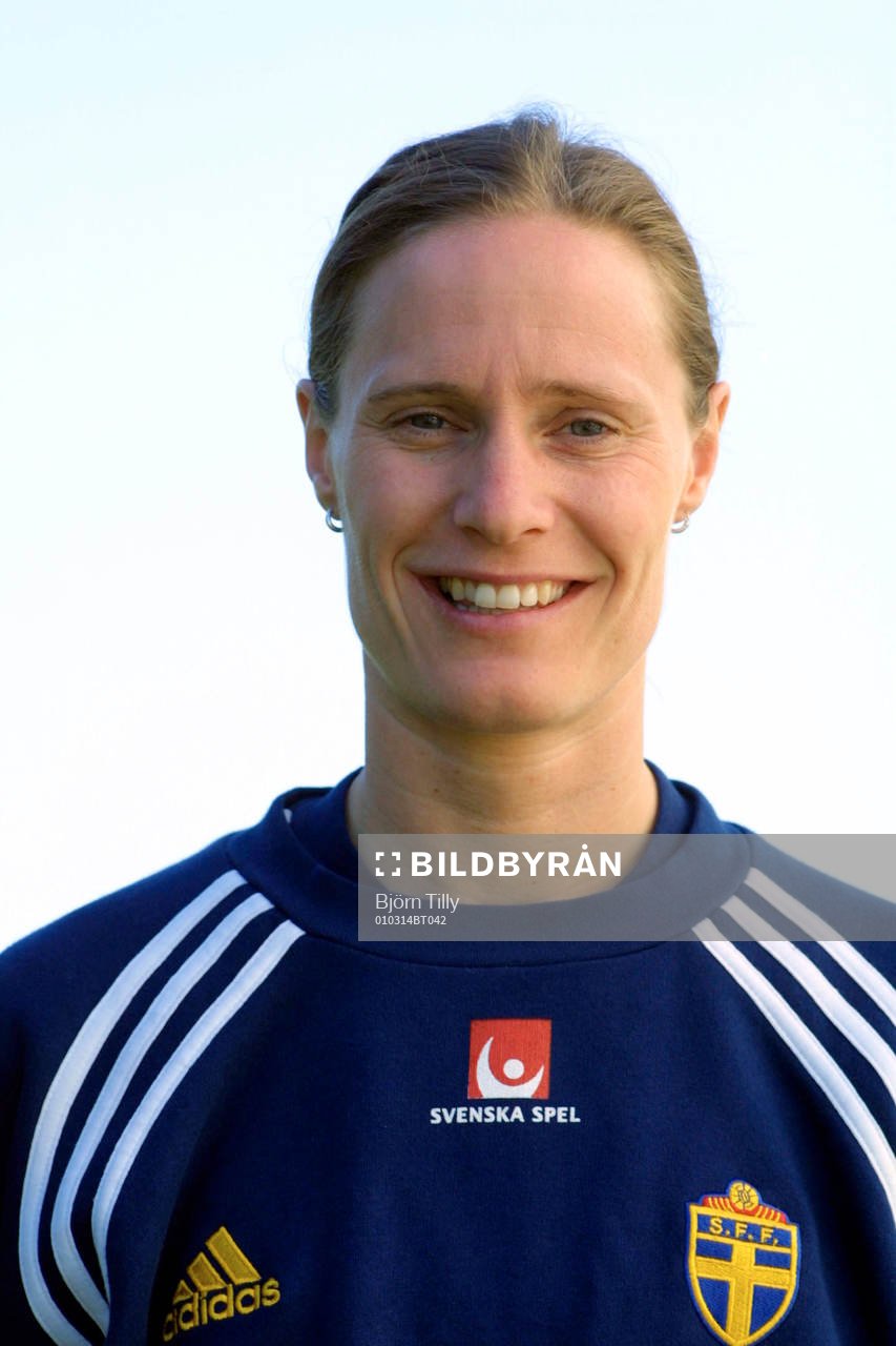 Fotboll, dam,  Cecilia Sandell, Sverige