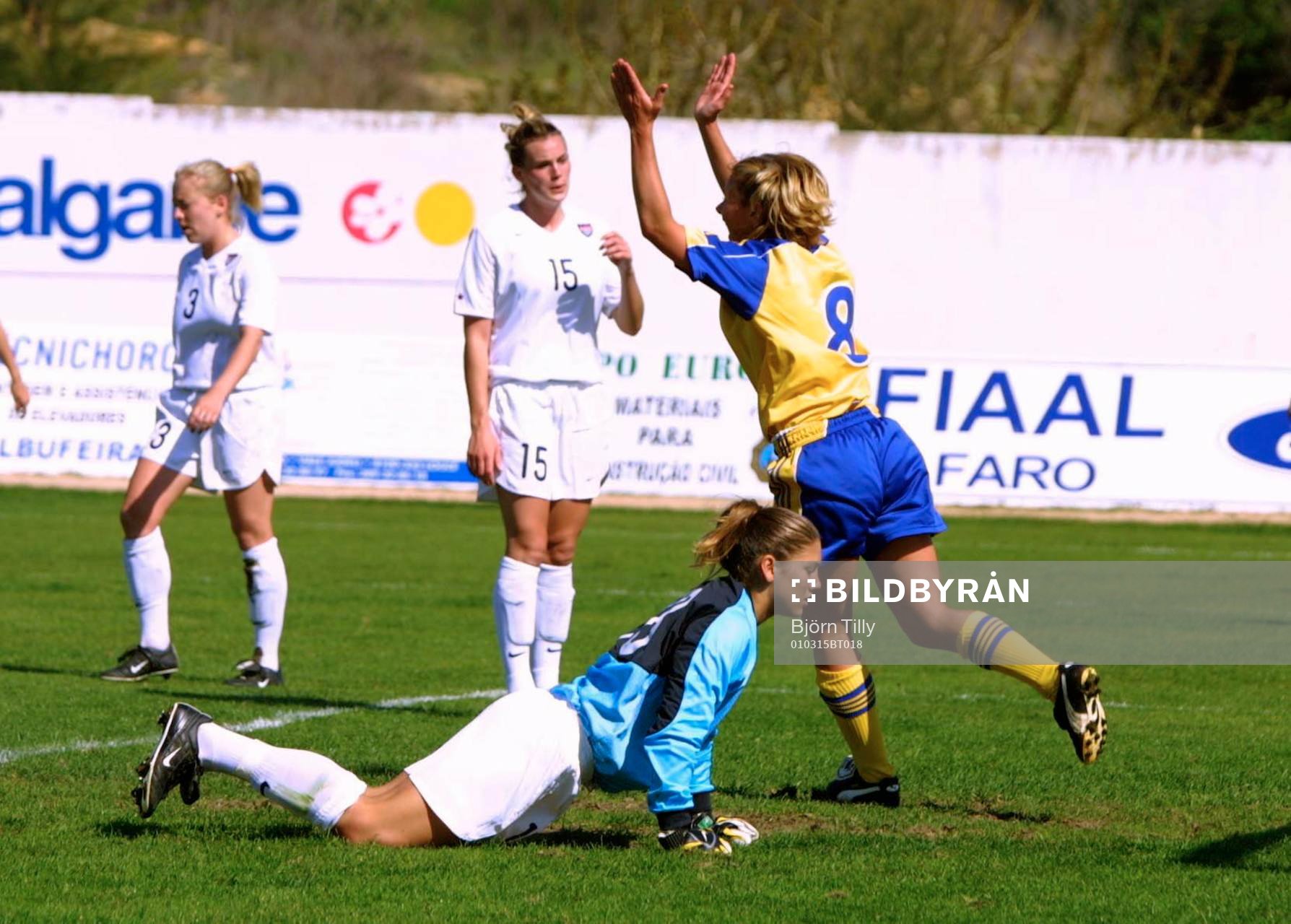  Tina Nordlund, Sverige (jubel)