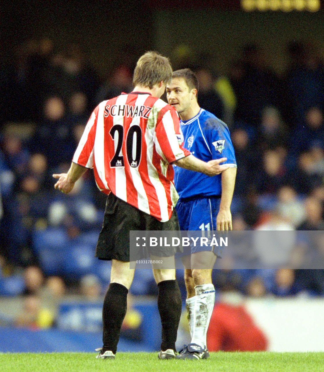 Dennis Wise, Chelsea och Stefan Schwarz, Sunderland