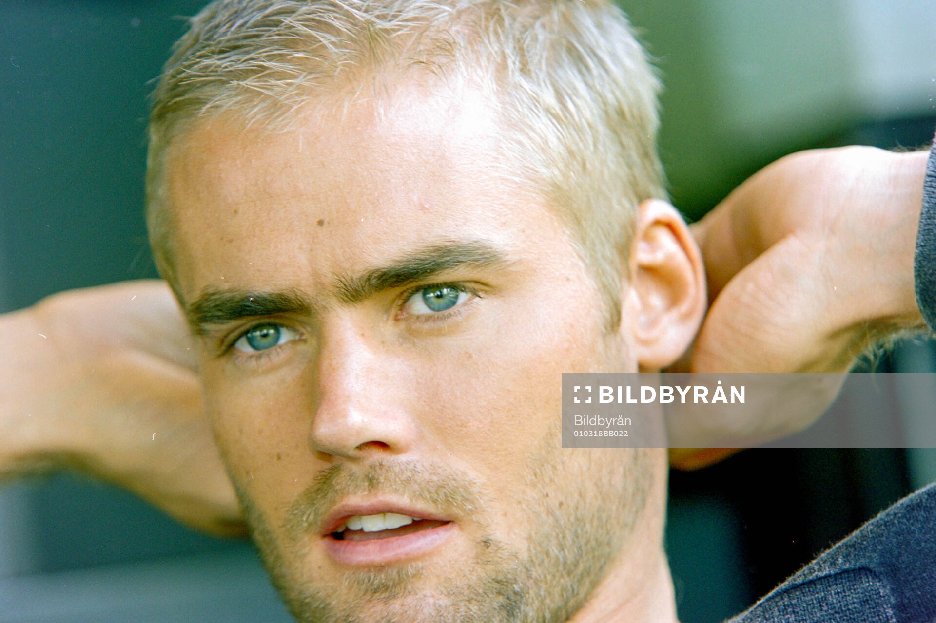 Football, Premier League 2001-2002, Aston Villa: Olof Mellberg of Aston Villa. 