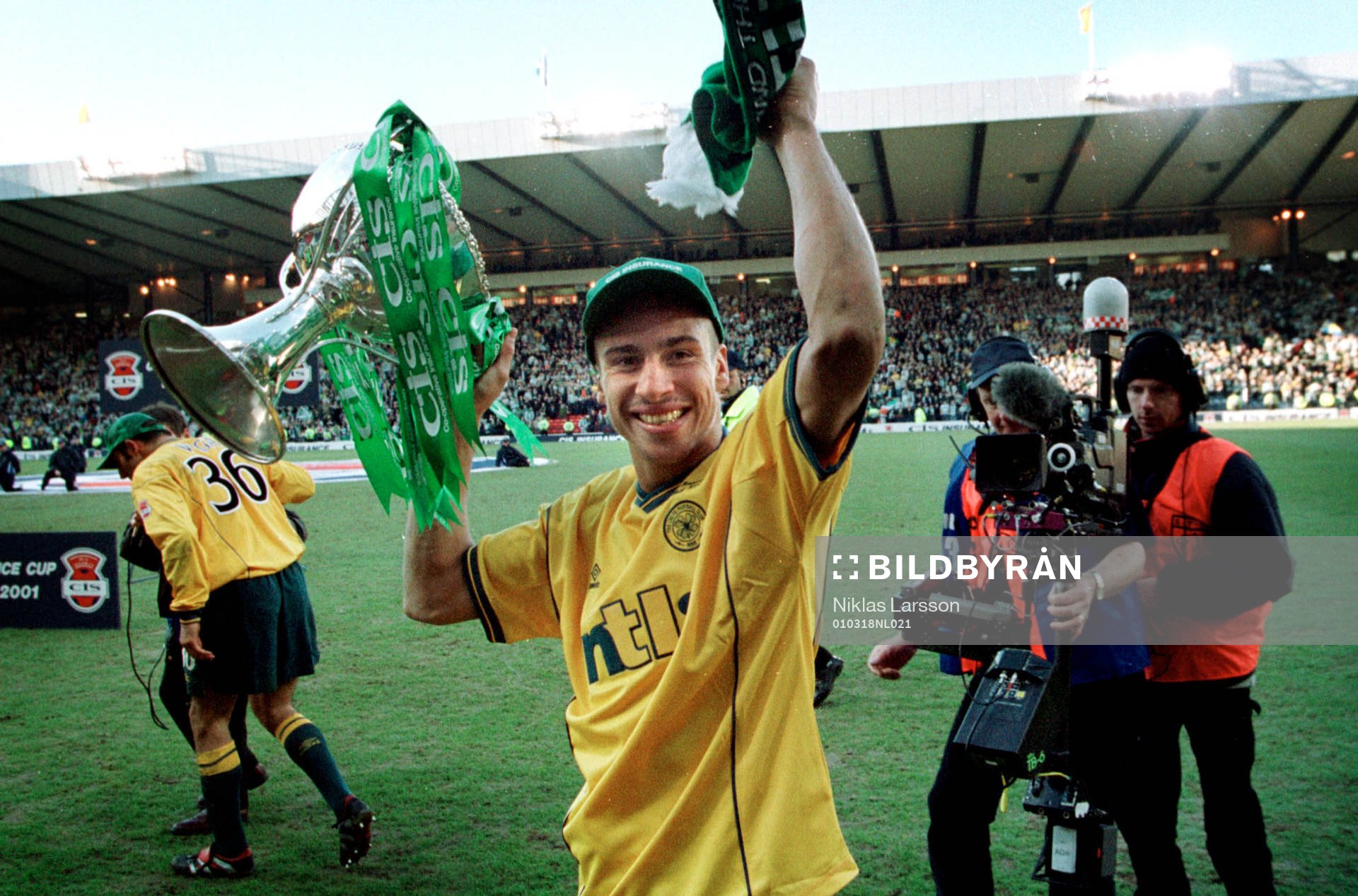 Henrik Larsson, Celtic jublar. (Jubel)