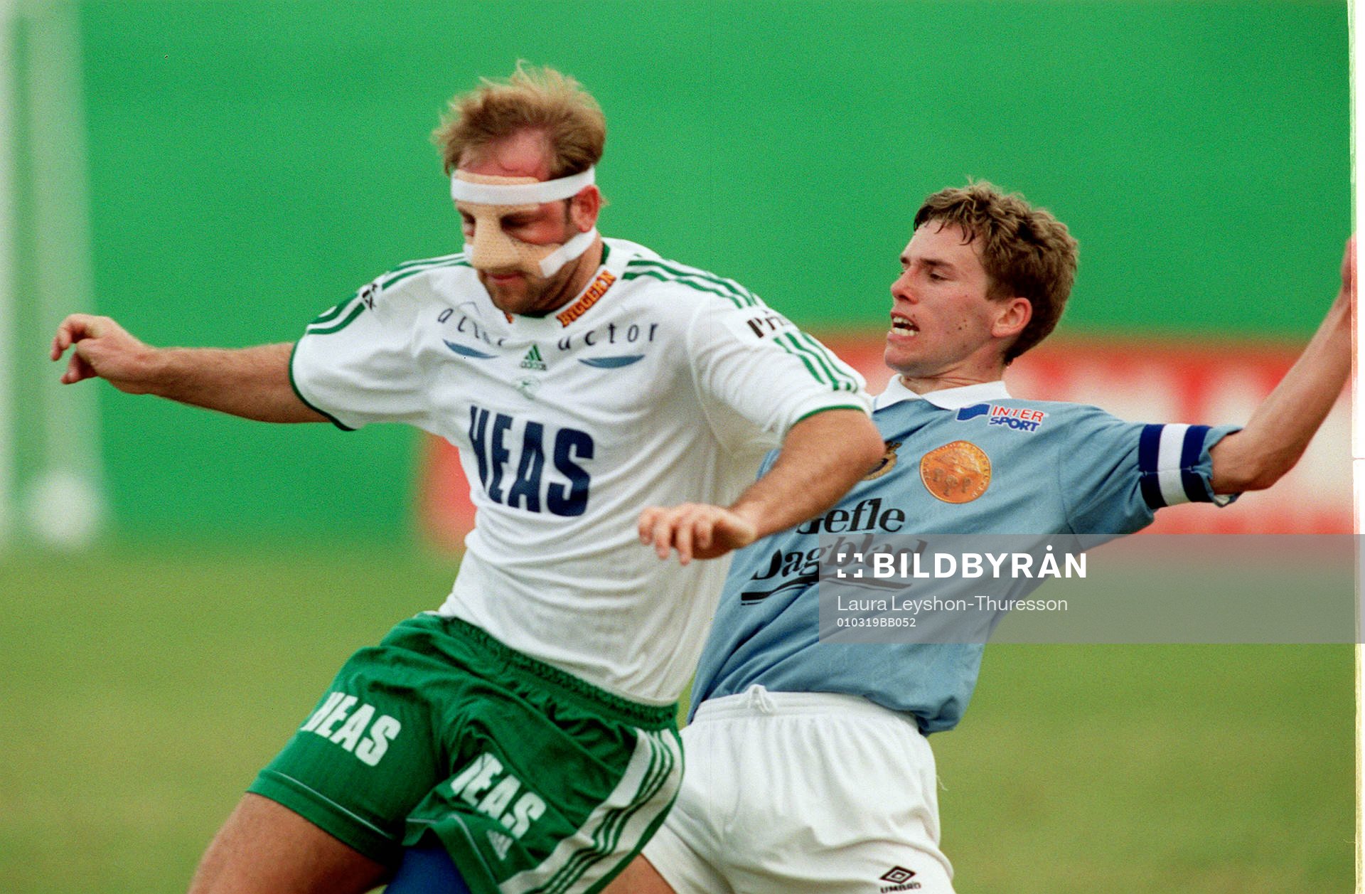 HamKams Daniel Novak och Gefles Johannes Ericsson