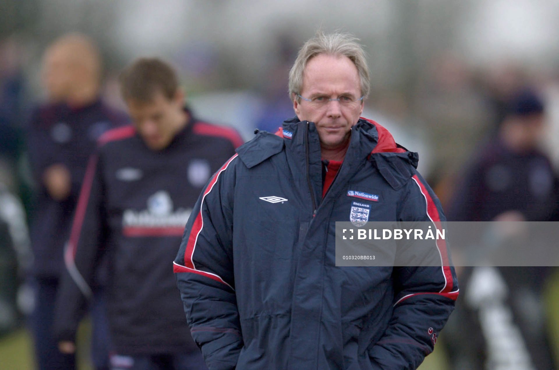 Englands förbundskapten Sven-Göran Eriksson (Svennis)