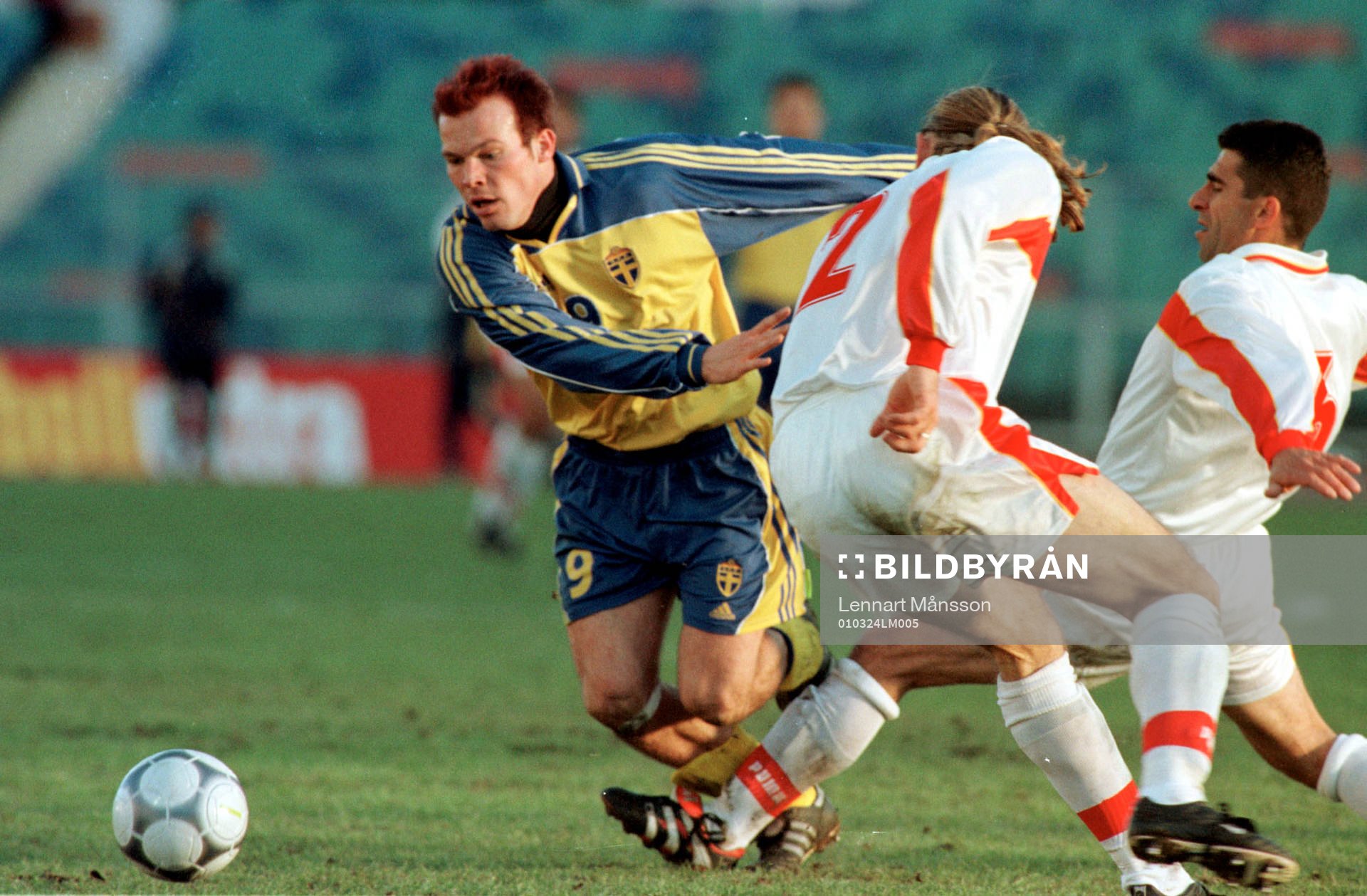 Sverige - Makedonien: Fredrik Ljungberg, Sverige stoppas av