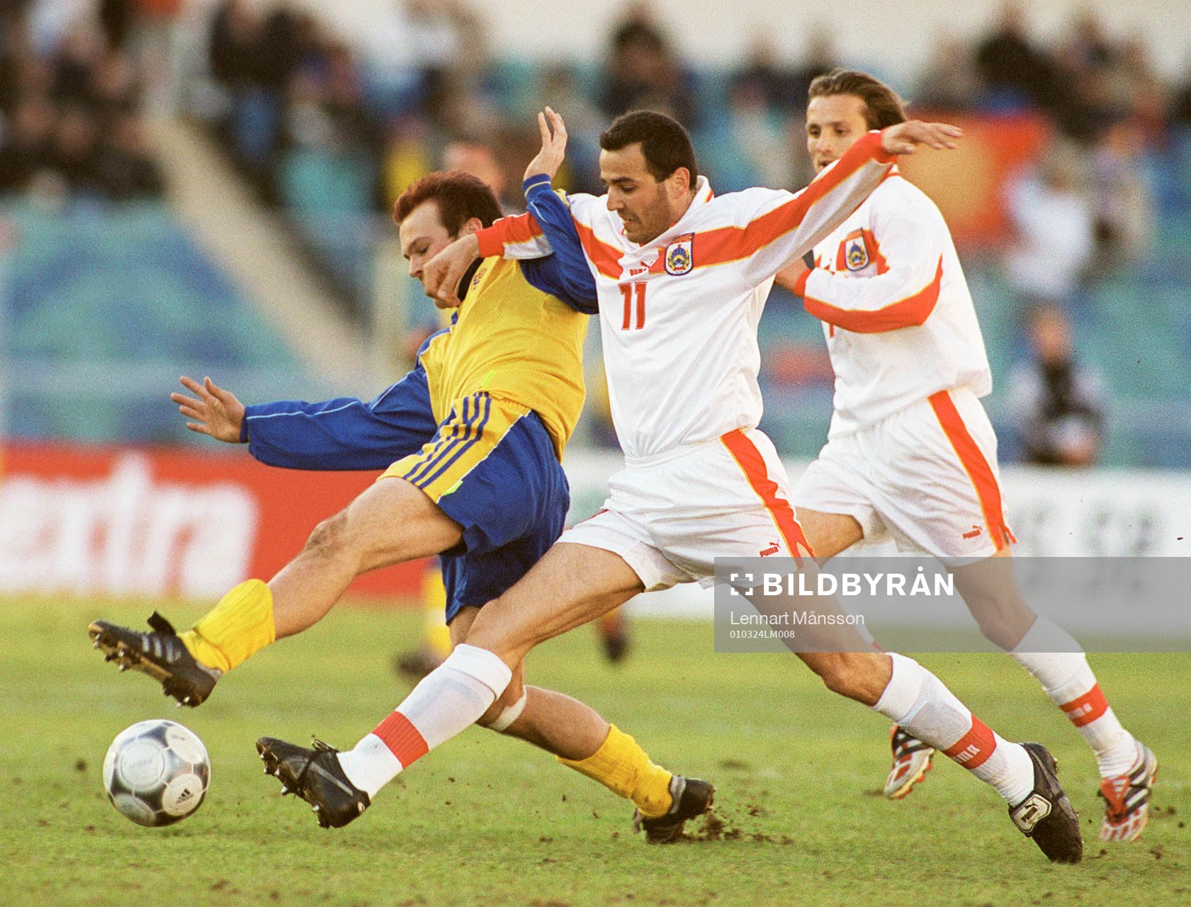 Sverige - Makedonien: Fredrik Ljungberg, Sverige och  Goran
