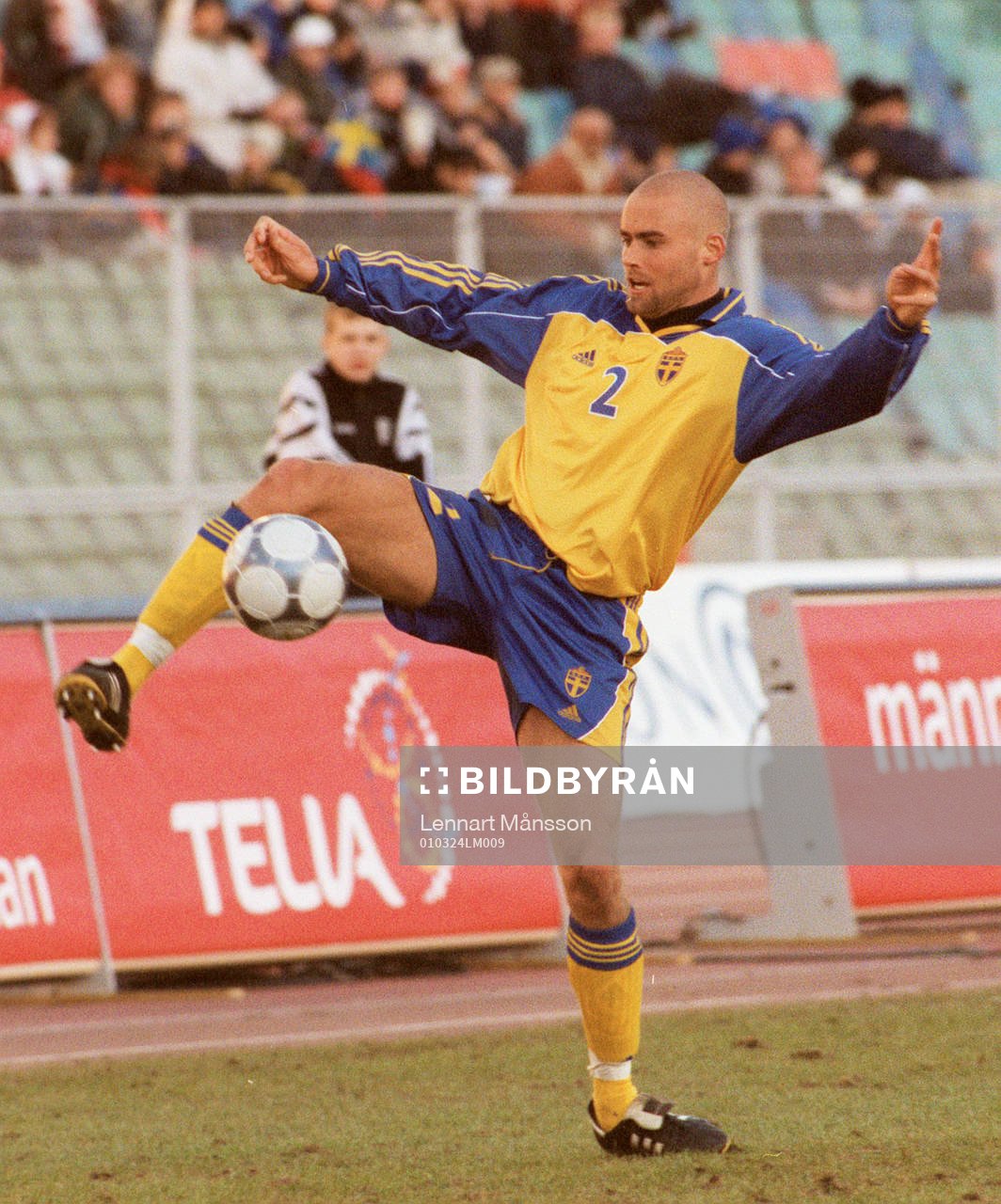 Sverige - Makedonien: Olof Mellberg, Sverige utnämndes