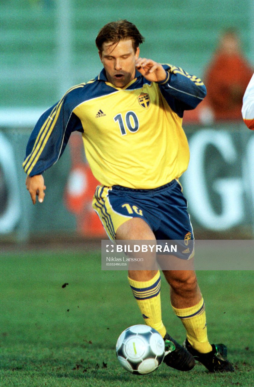 Sverige - Makedonien: Anders Svensson, Sverige