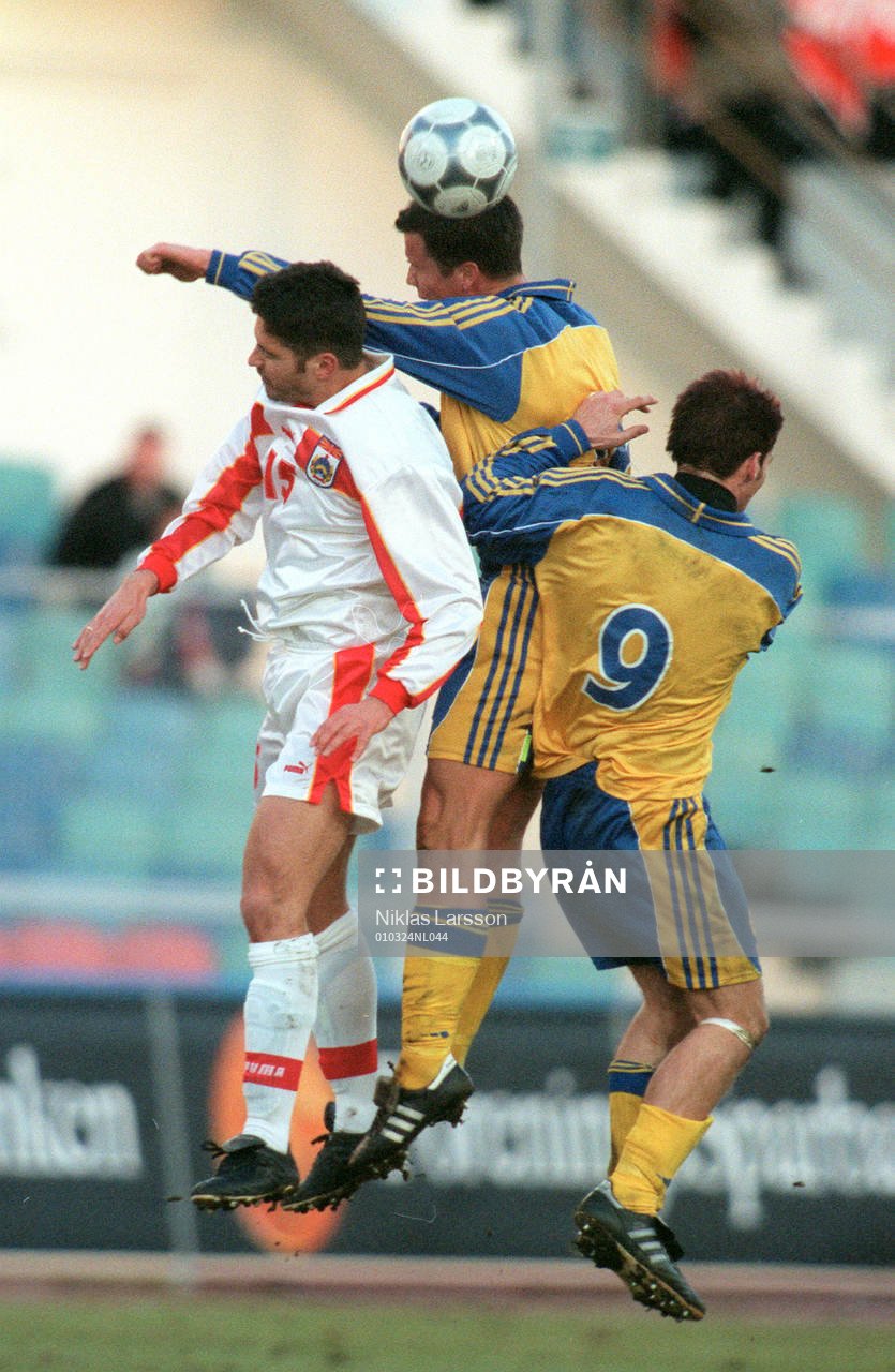Daniel Andersson och Fredrik Ljungberg, Sverige, i
