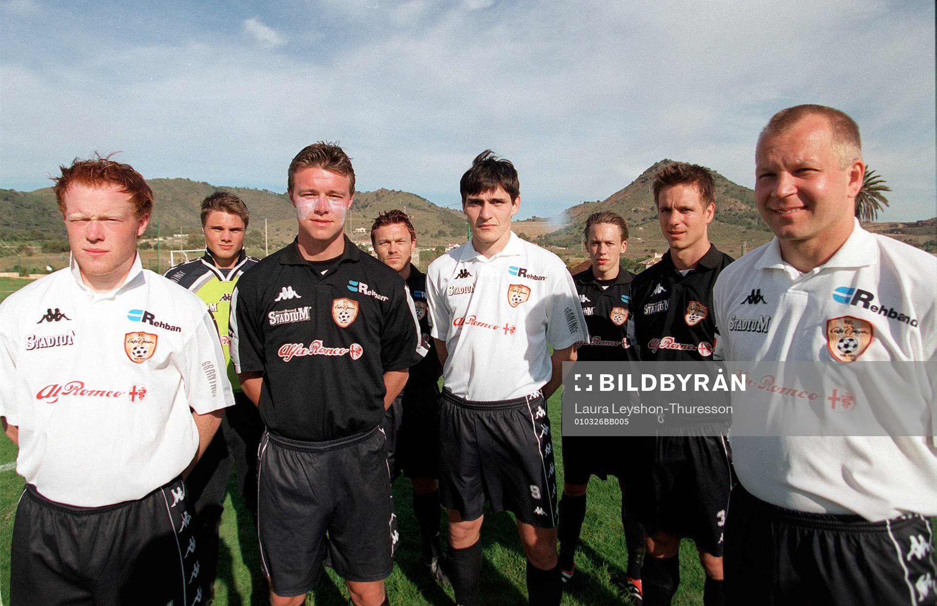 Olle Siösteen, Alexander Valentini, Niklas Sandberg, Jerry Månsson, Goran Nikolajev, Mattias Moström, Fillip Bergman, Kaj Eskelinen