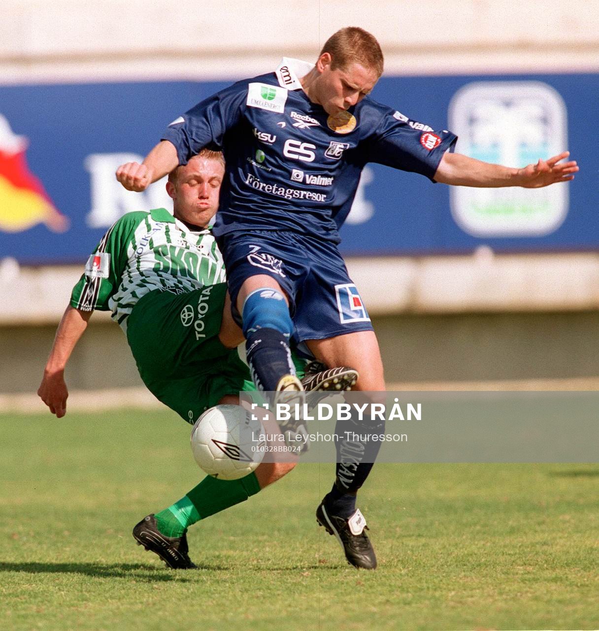 Västra Frölundas Kalle Hamfelt och Umeås Daniel