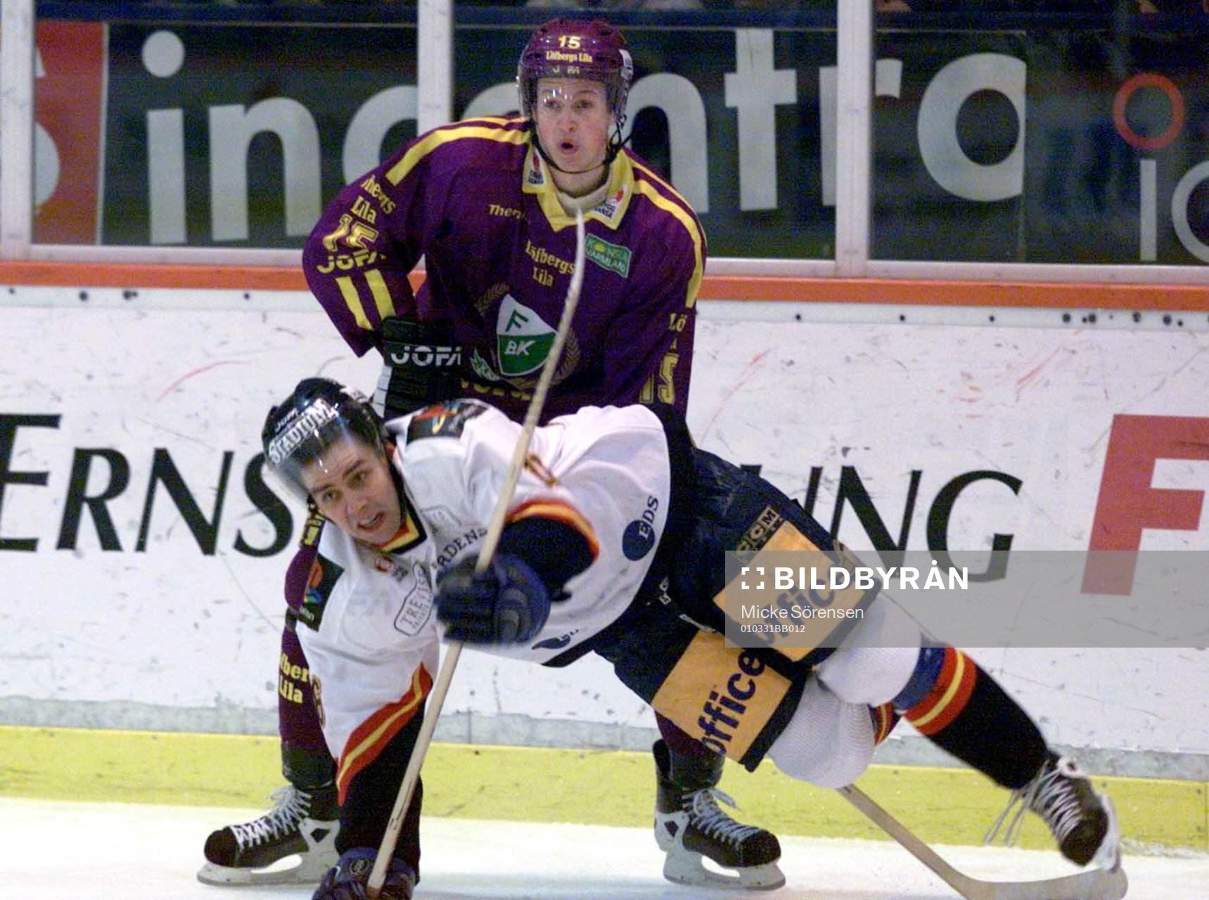 . Rickard Wallin, Färjestad och Nichlas Falk, Djurgården