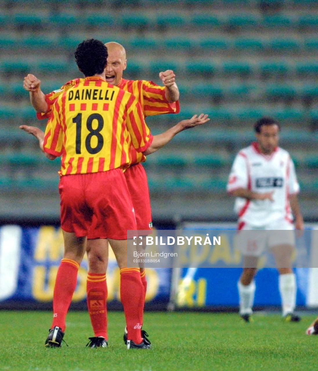 Klas Ingesson, Lecce jublar