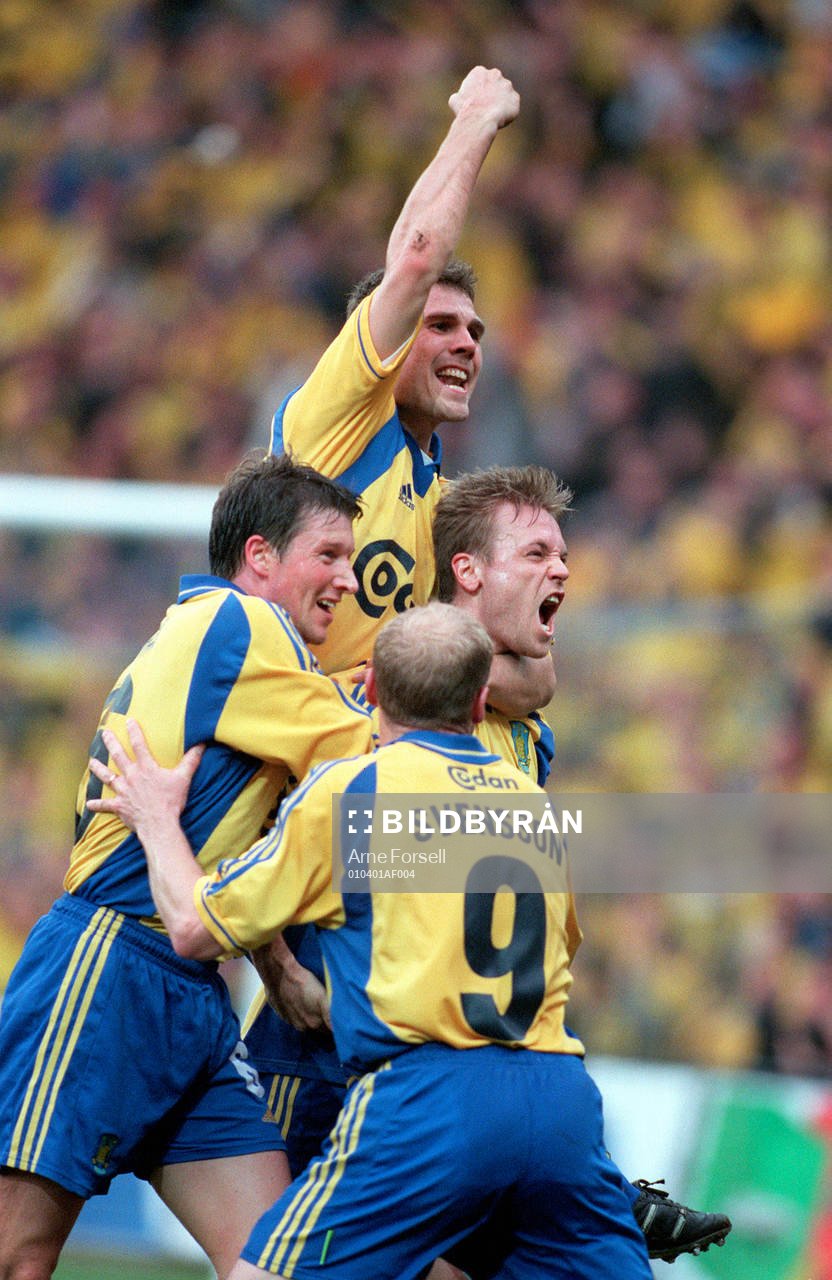 Fotboll, Mattias Jonson, Bröndby (jubel)