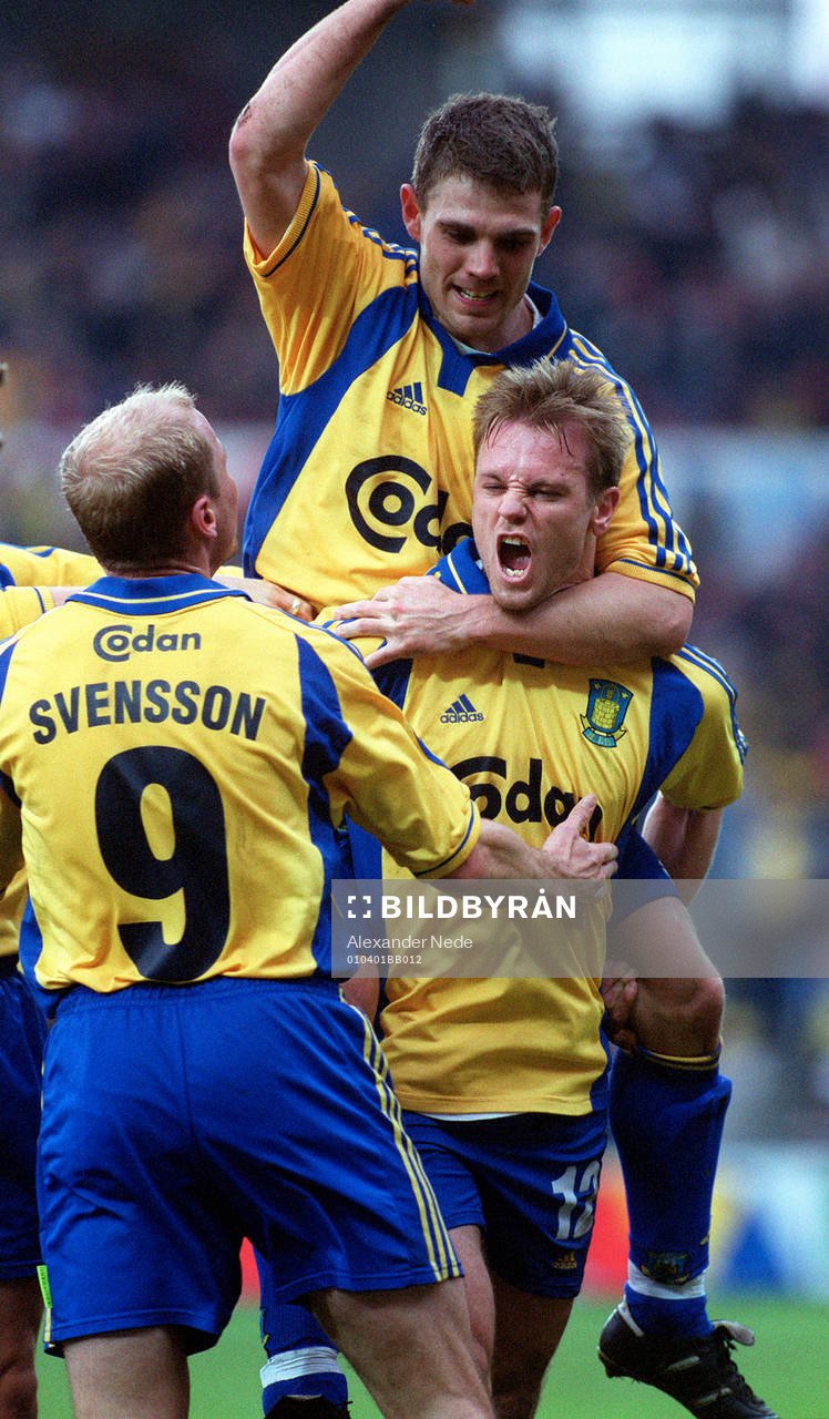 Fotboll, Mattias Jonson, Bröndby (jubel)