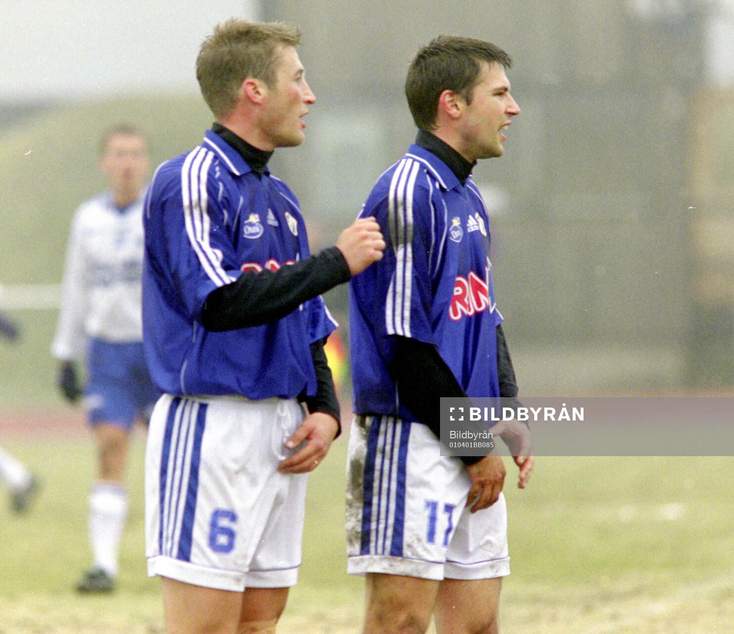 Halmstads Fredrik Gustafson och Stefan Selakovic