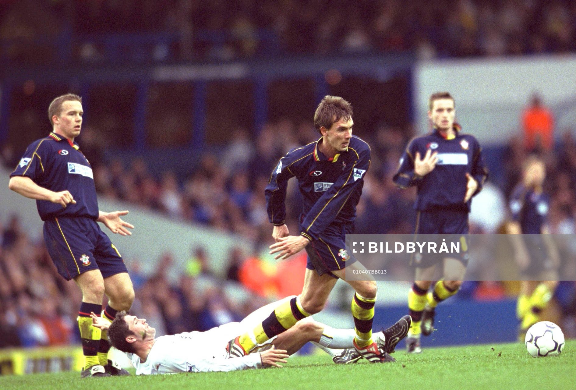 Robbie Keane, Leeds och Claus Lundekvam, Southampton