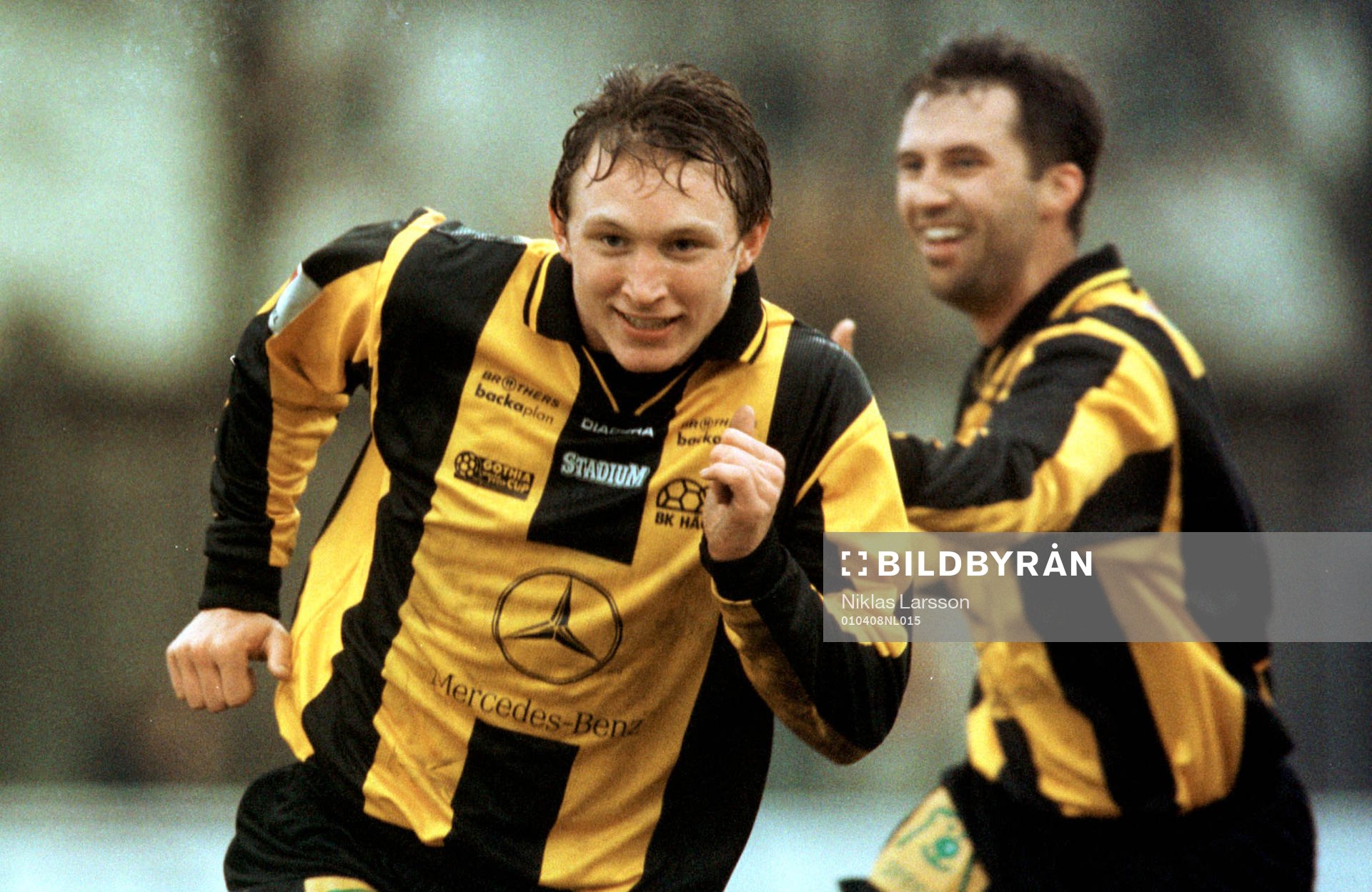 Fotboll, Allsvenskan,  Kim Källström, Häcken (jubel)