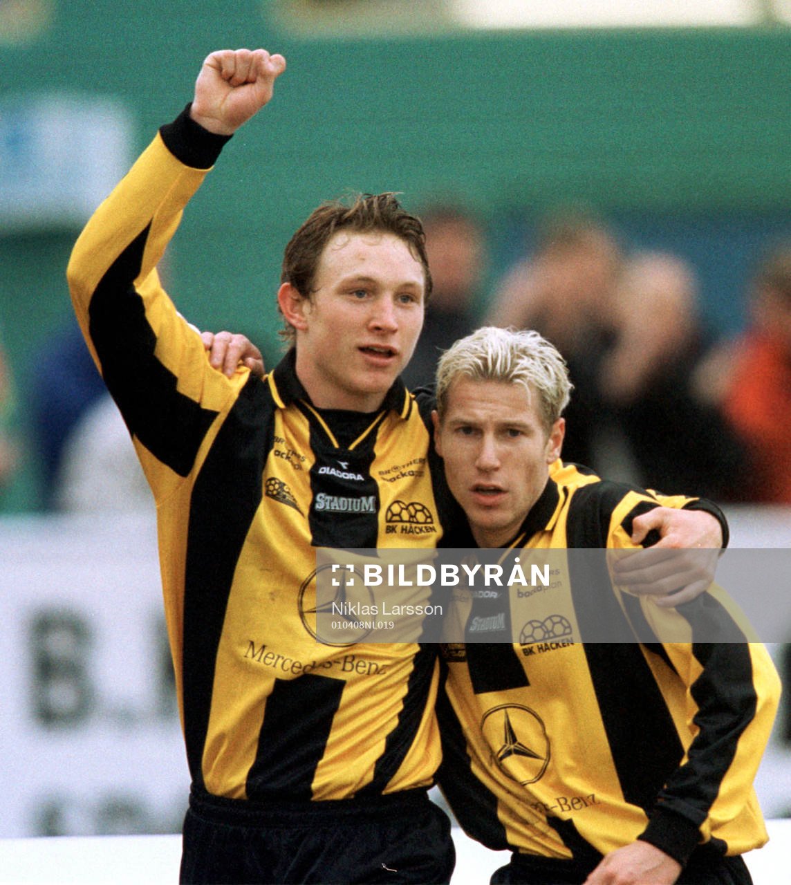 Kim Källström och Jonas Henriksson, Häcken (jubel)