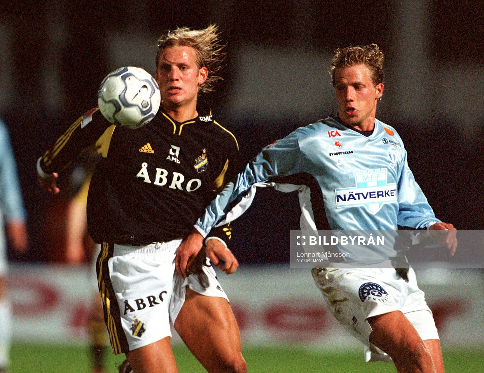 Martin Åslund, AIK och Erik Johansson, Malmö FF