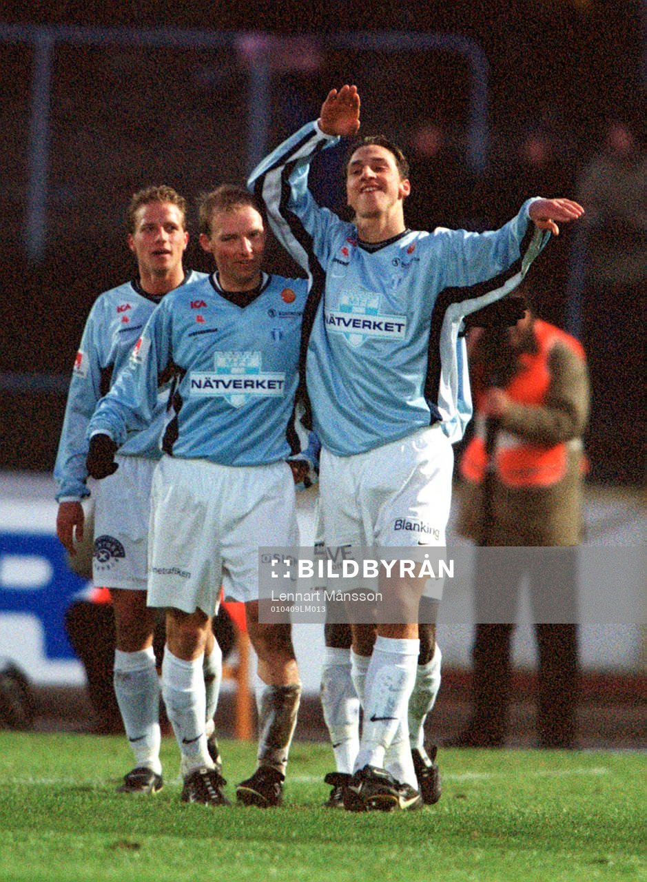 Zlatan Ibrahimovic och Jörgen Ohlsson, Malmö FF