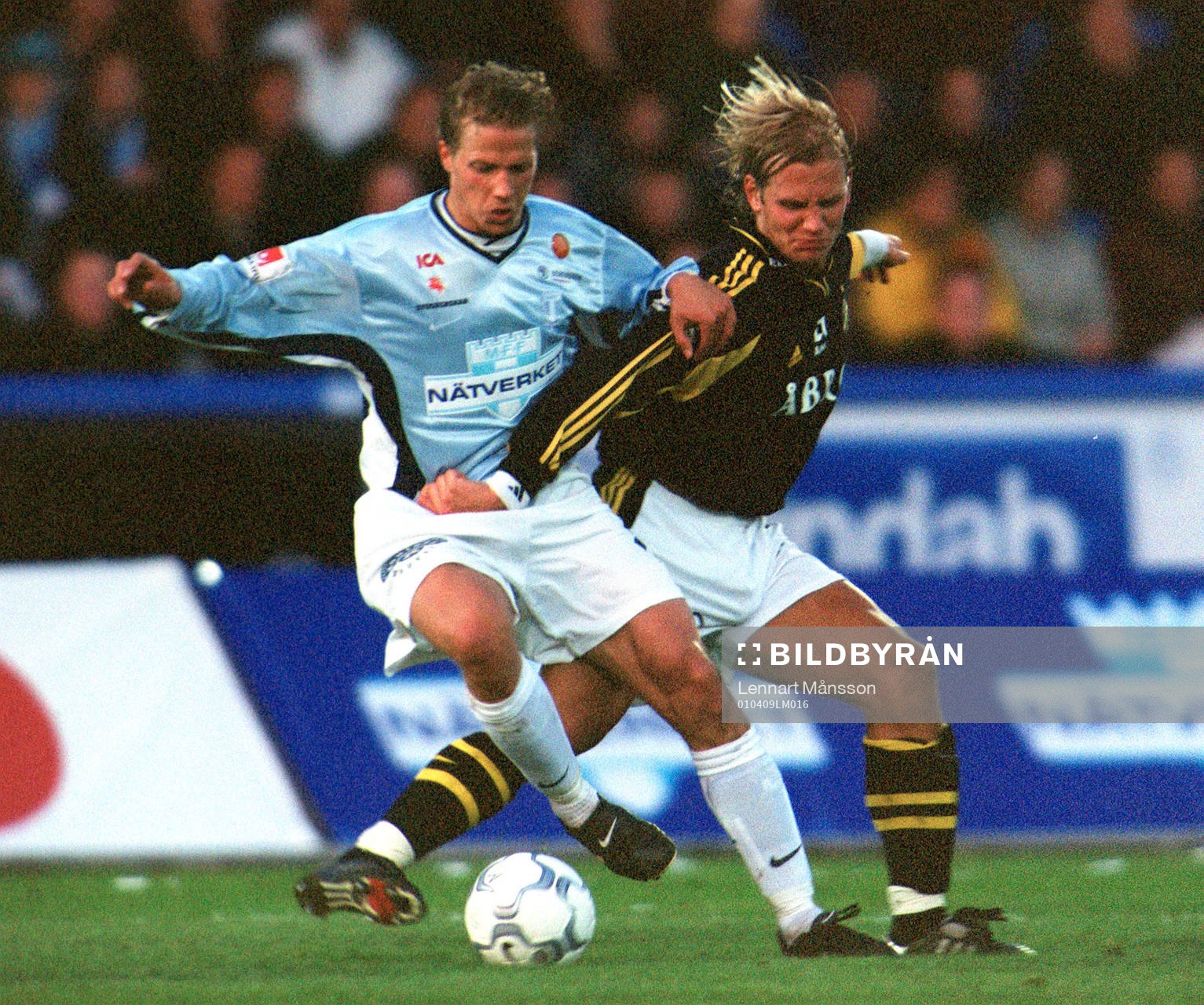 Erik Johansson, Malmö FF och Martin Åslund, AIK