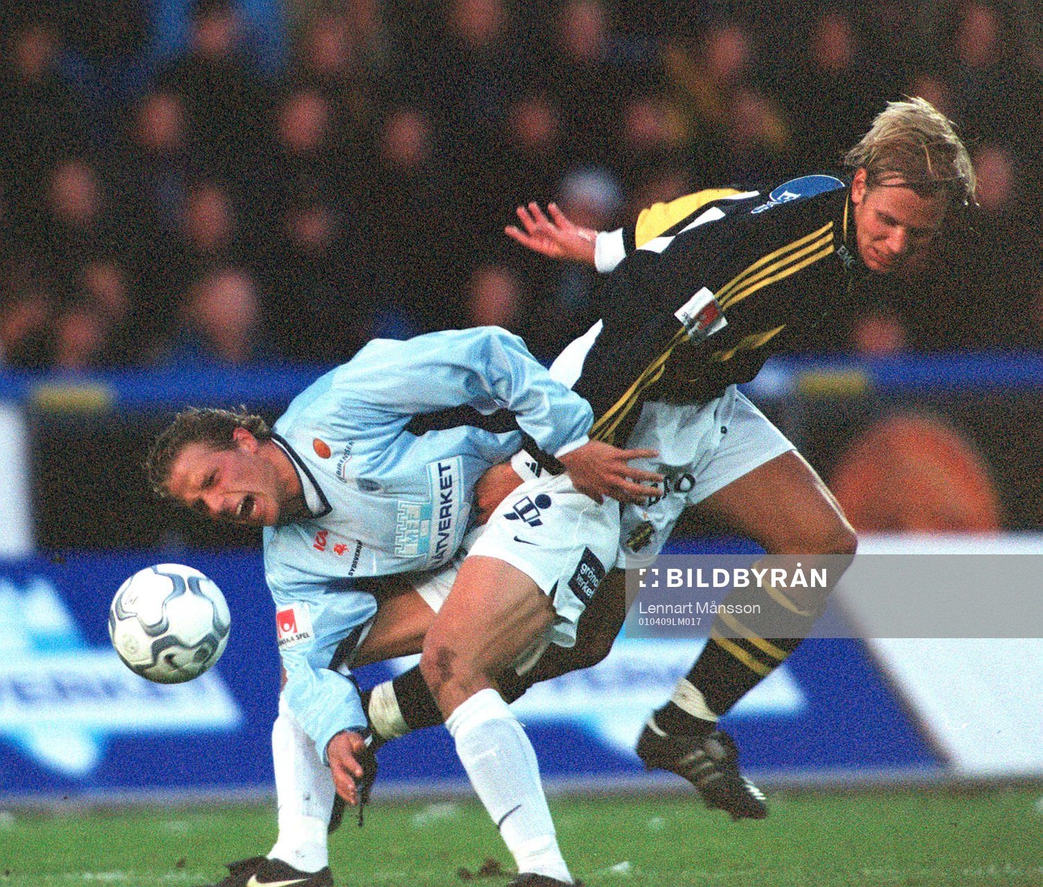 Erik Johansson, Malmö FF och Martin Åslund, AIK