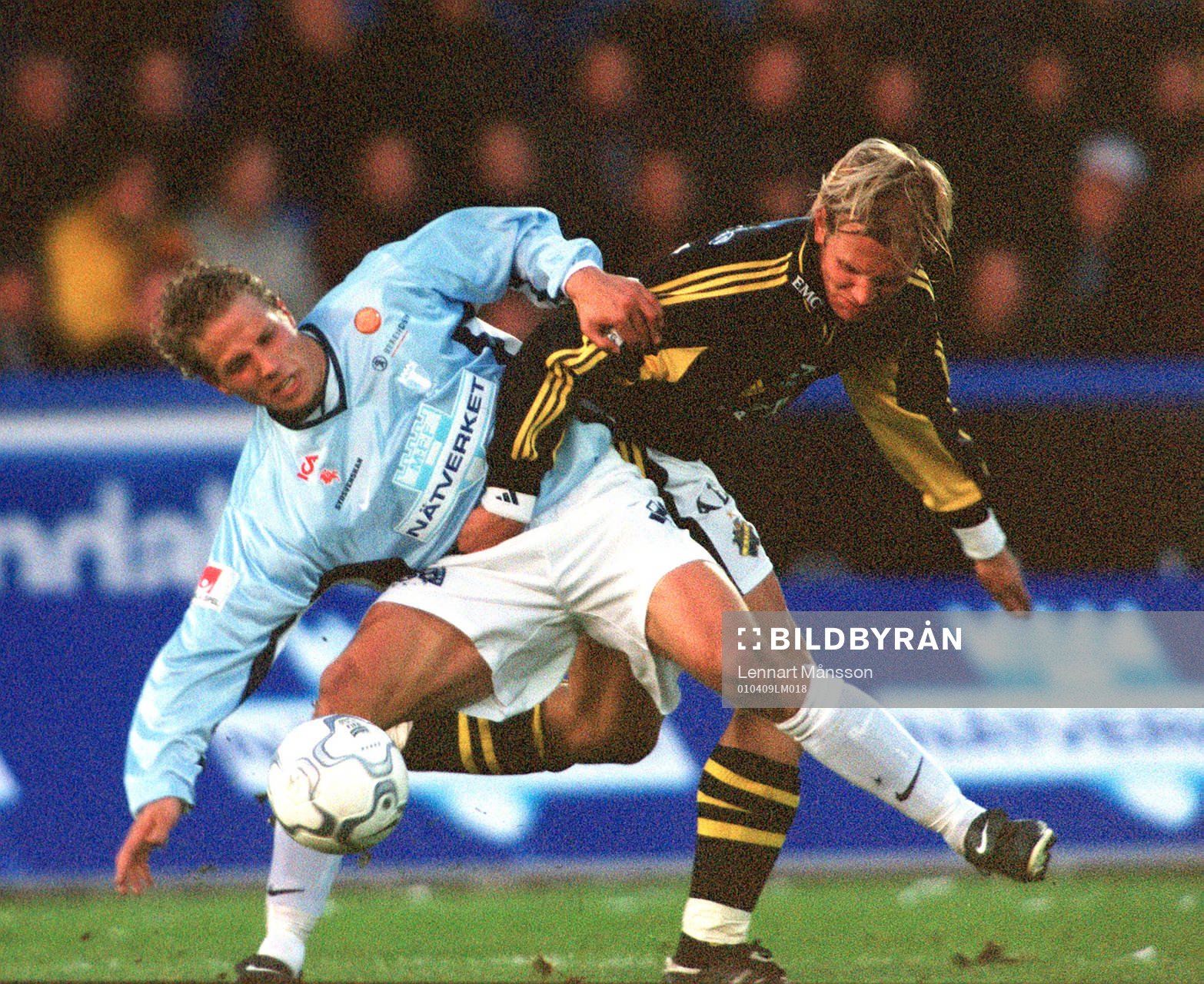 Erik Johansson, Malmö FF och Martin Åslund, AIK